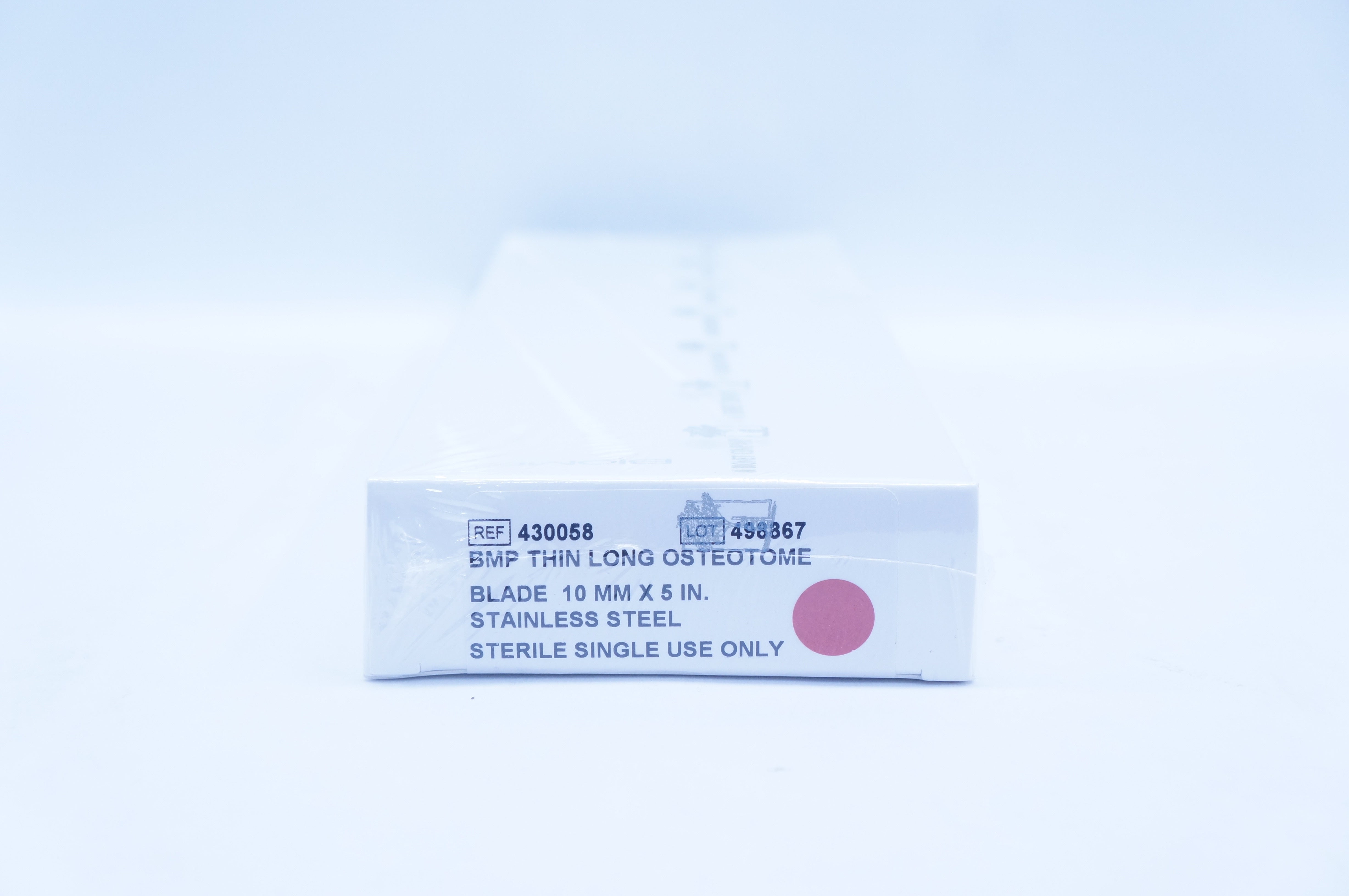 Biomet Orthopedics 430058 BMP Thin Long Osteotome, Blade 10mm x 5inch