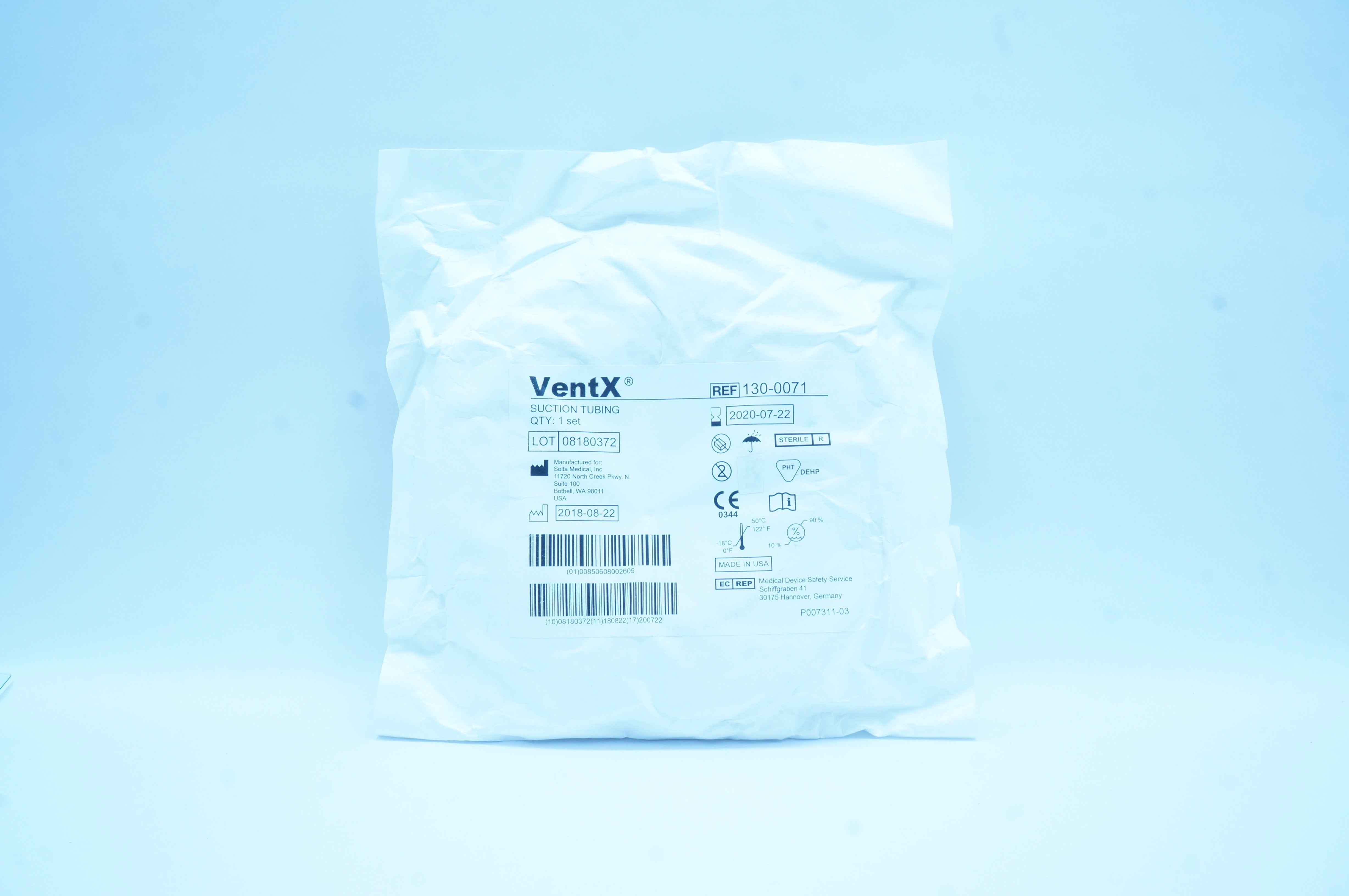 VentX 130-0071 Suction Tubing (x)