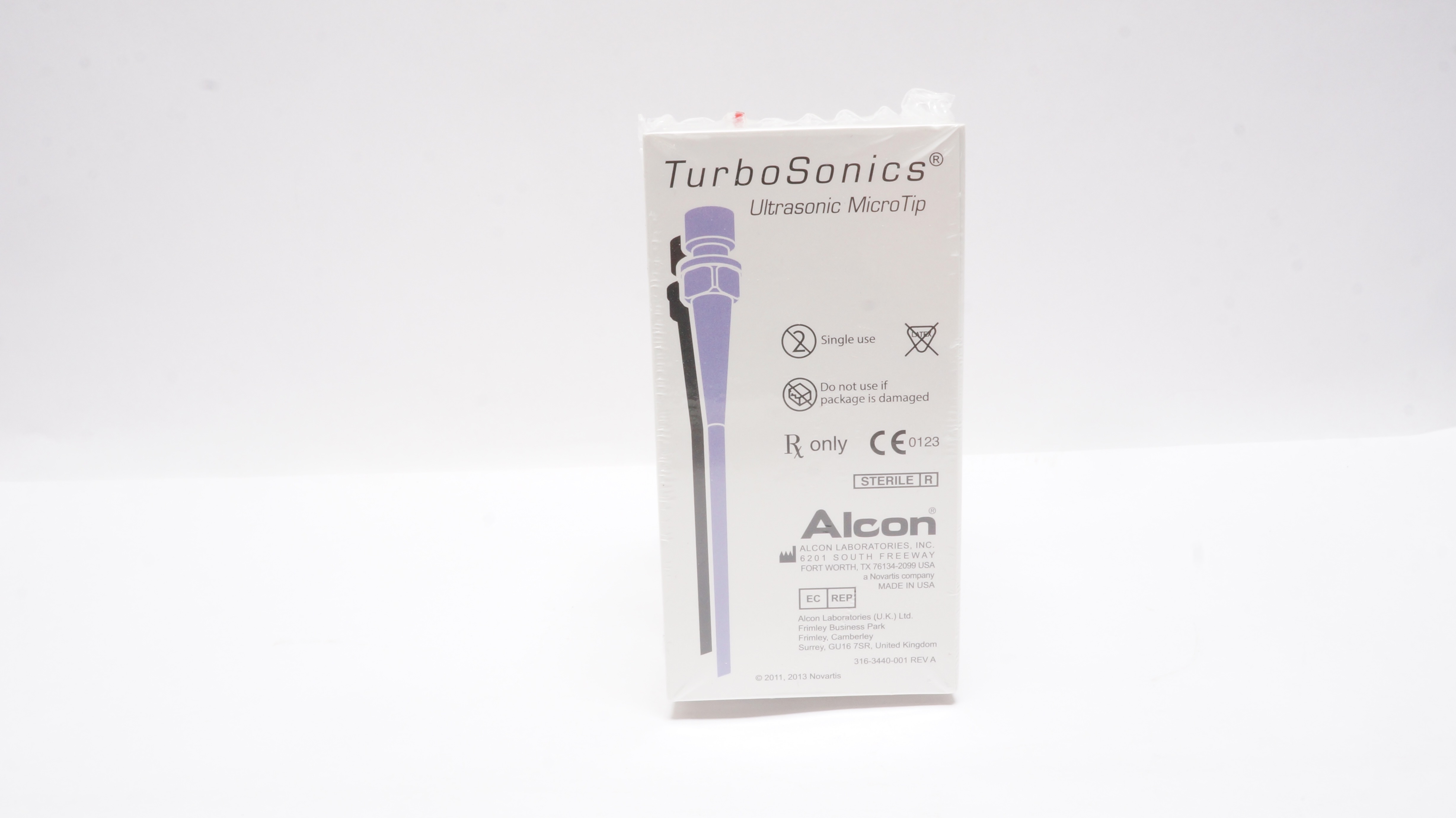 Alcon 8665740837 Turbo Sonics Ultrasonic MicroTip, Round 0.9mm (x) - Box of 6
