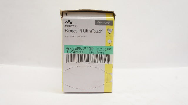 Molnlycke 41175 Biogel Pl UltraTouch Synthetic Gloves, Size 7-1/2 - Box of 50
