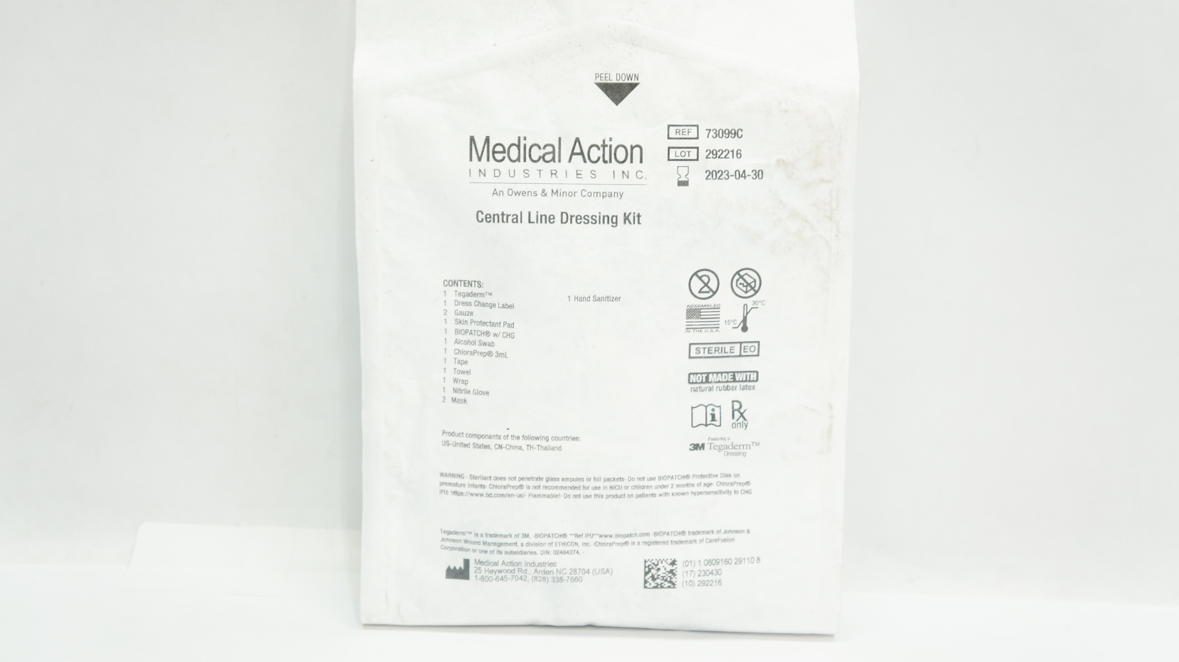 Medical Action 73099C Central Line Dressing Kit (x)