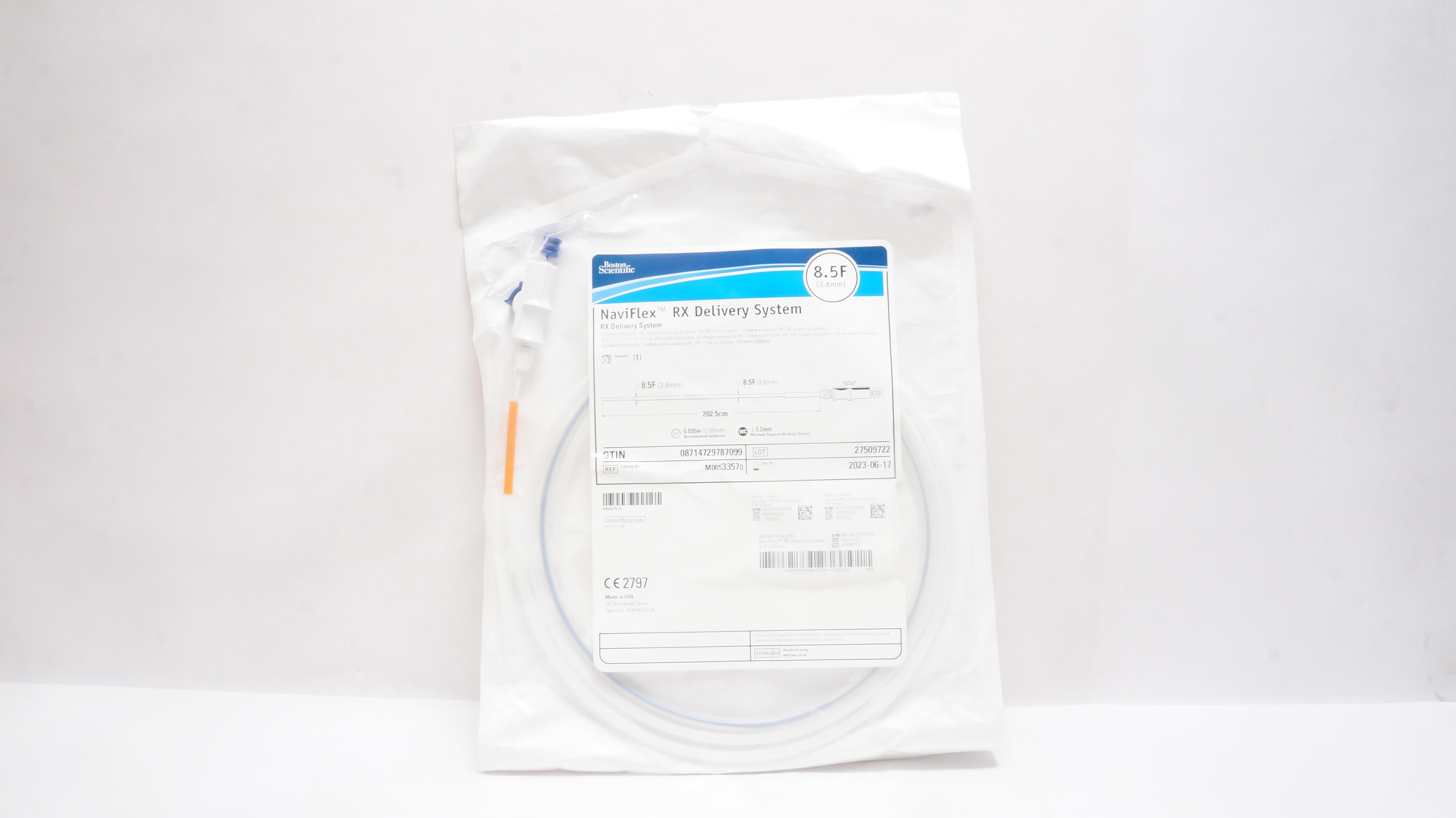 Boston Scientific M00533570 NaviFlex RX Delivery System 8.5F (x)