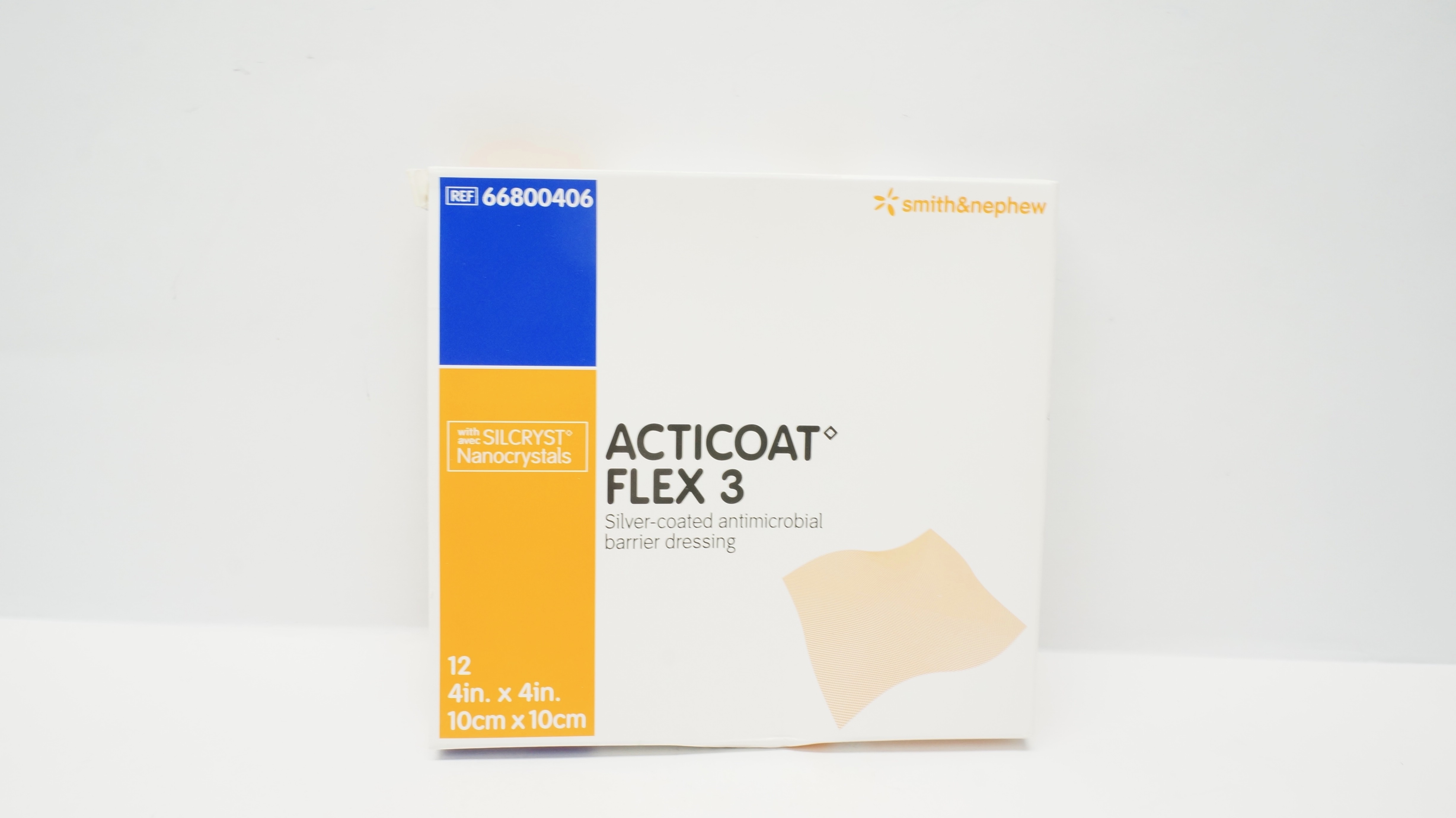 Smith&Nephew 66800406 Acticoat Flex 3 4 inch x 4 inch