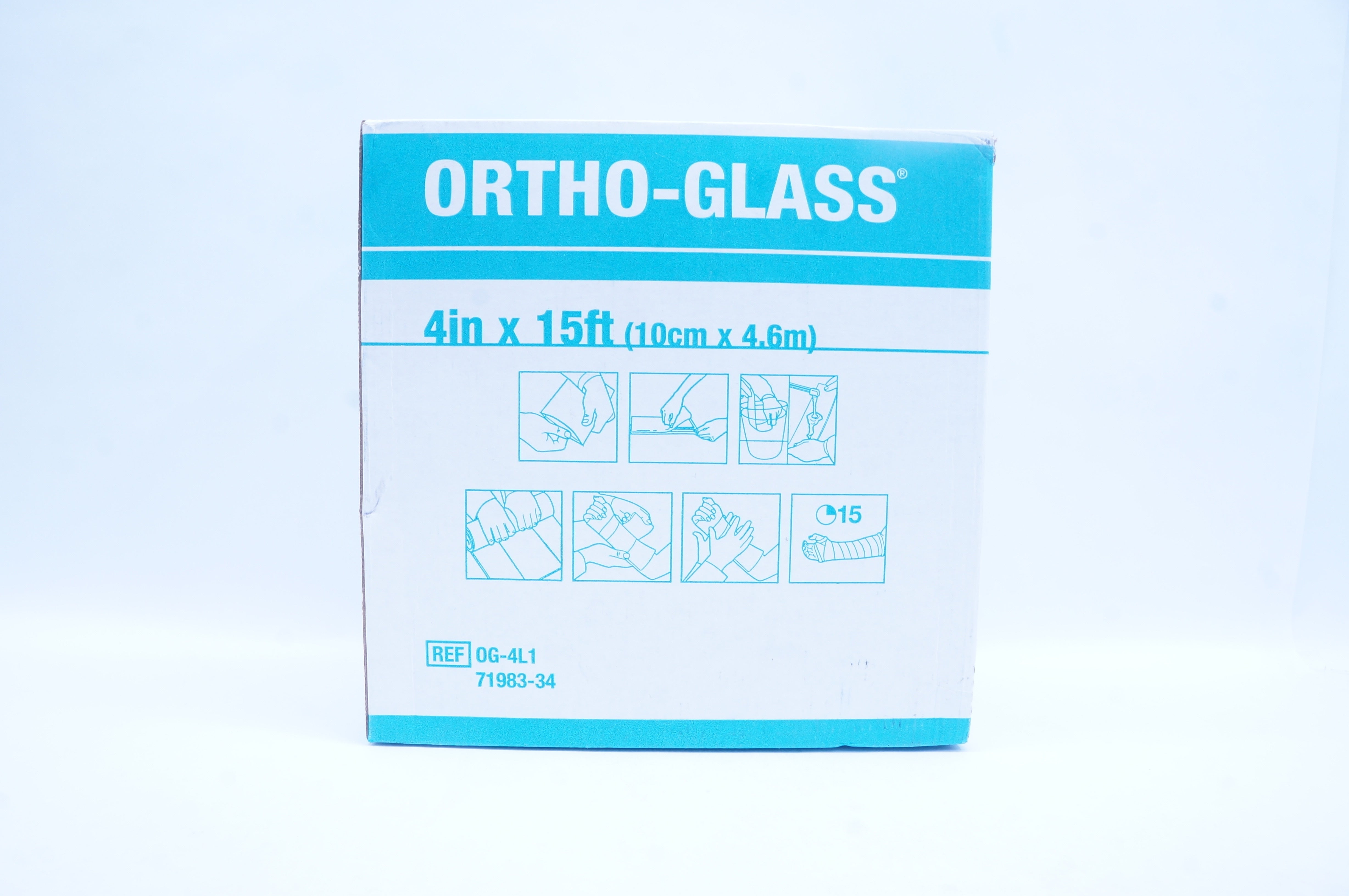 Opti Splint BSN Medical OG-4L1 Ortho-Glass Synthetic Splint System 4inch x 15ft