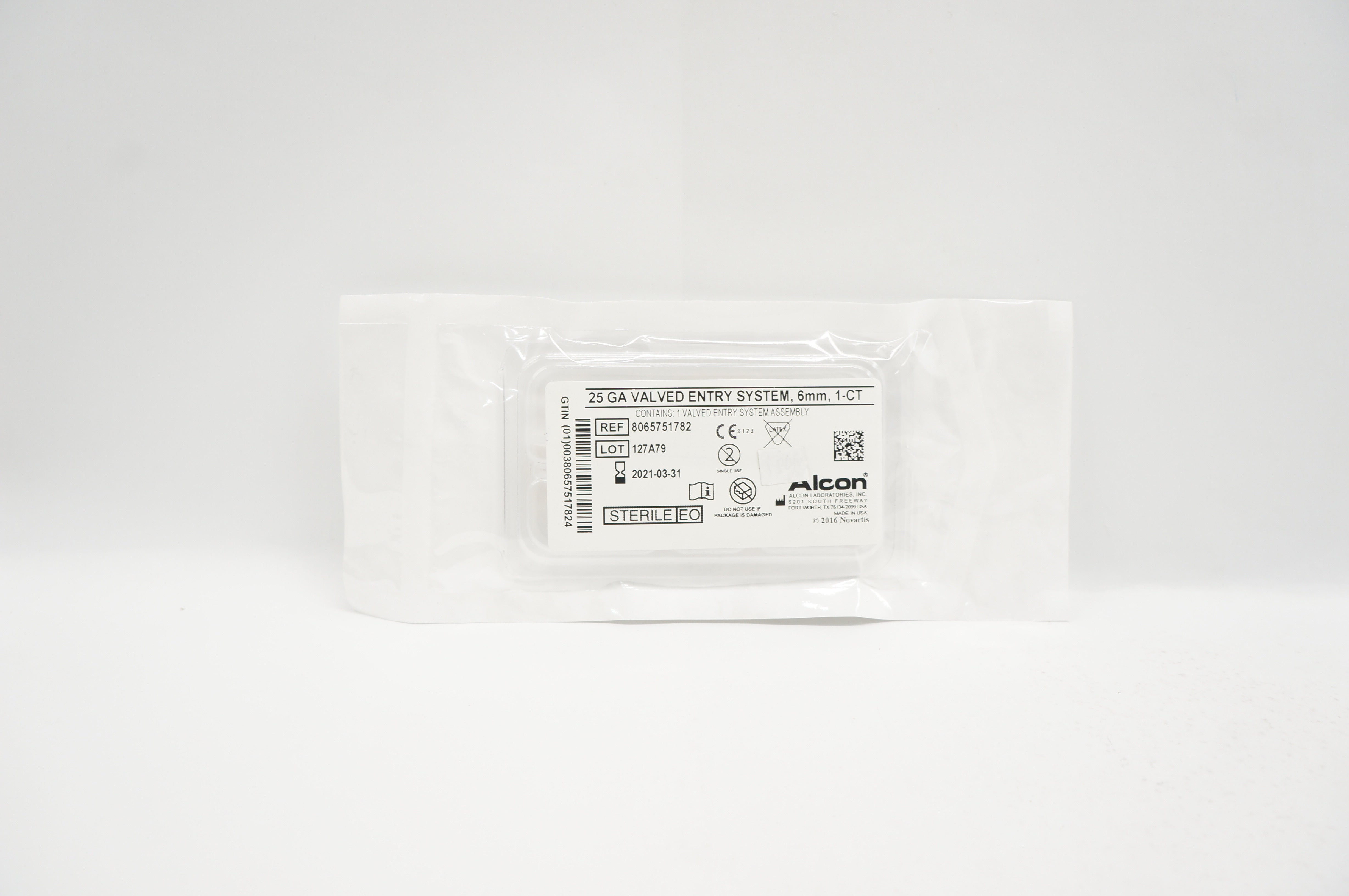 Alcon 8065751782 25Ga Valved Entry System 6mm 1-CT (x)