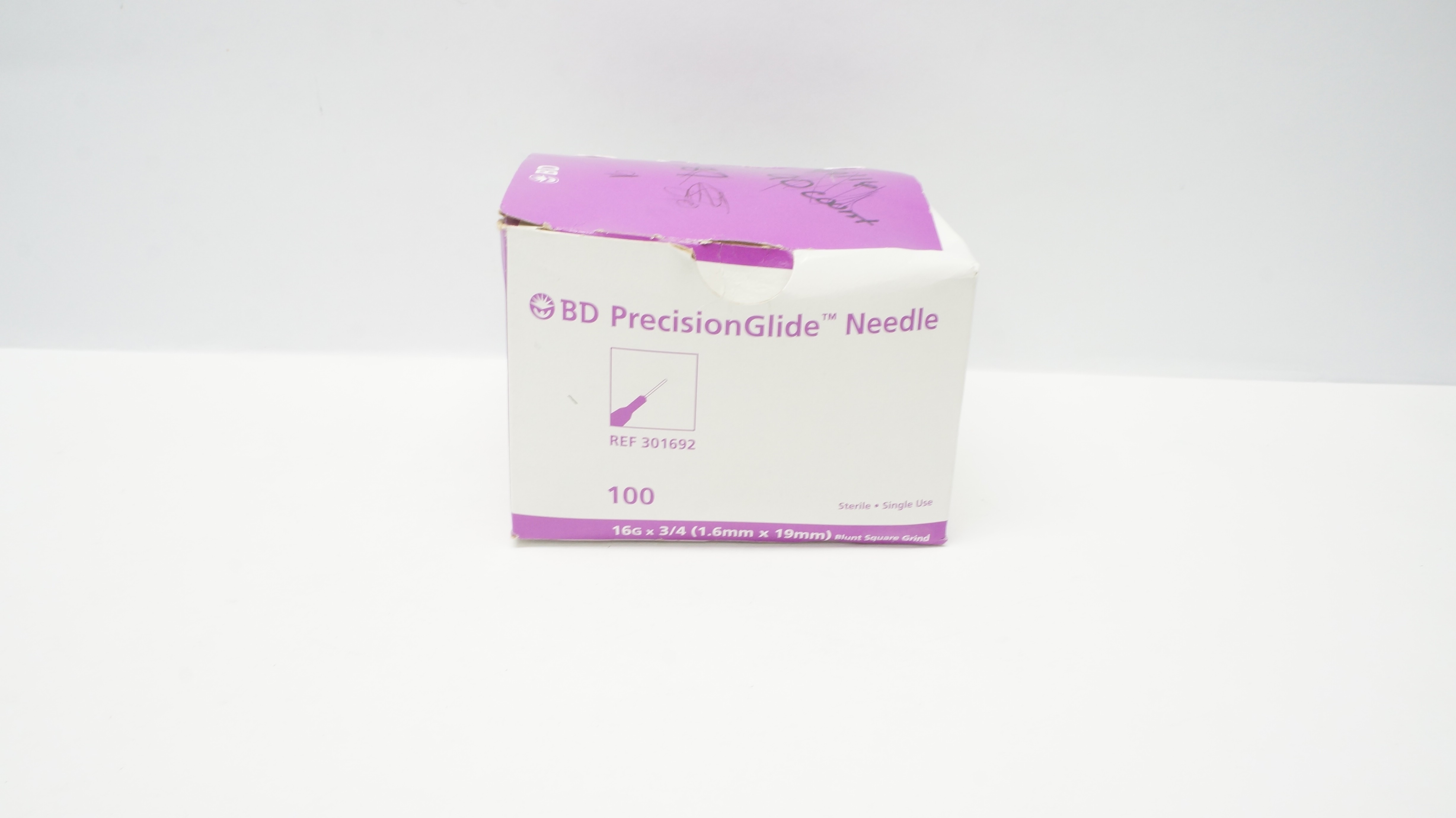BD 301692 PrecisionGlide Ndle 16G x 3/4 (x) - Box of 86