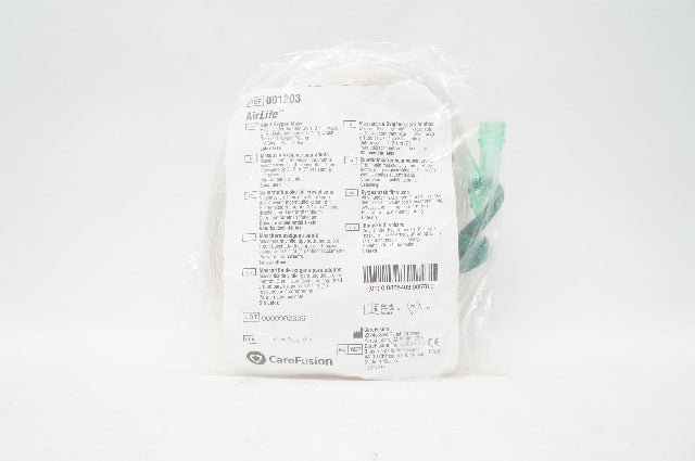 CareFusion 001203 AirLife Adult Oxygen Mask Vinyl w/Resistant Oxygen Tubing 7ft.