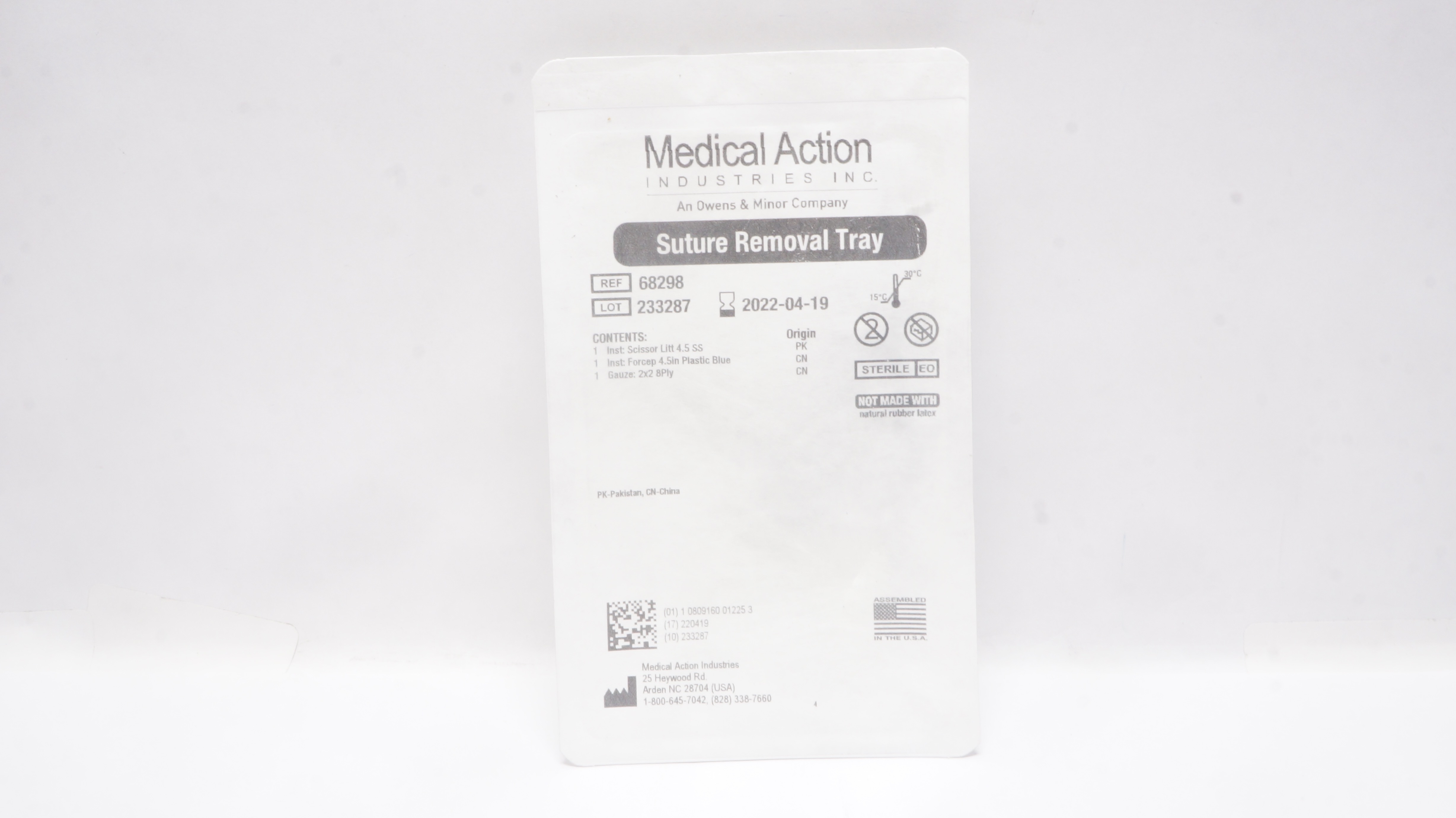 Medical Action 68298 Stre Removal Tray (x)