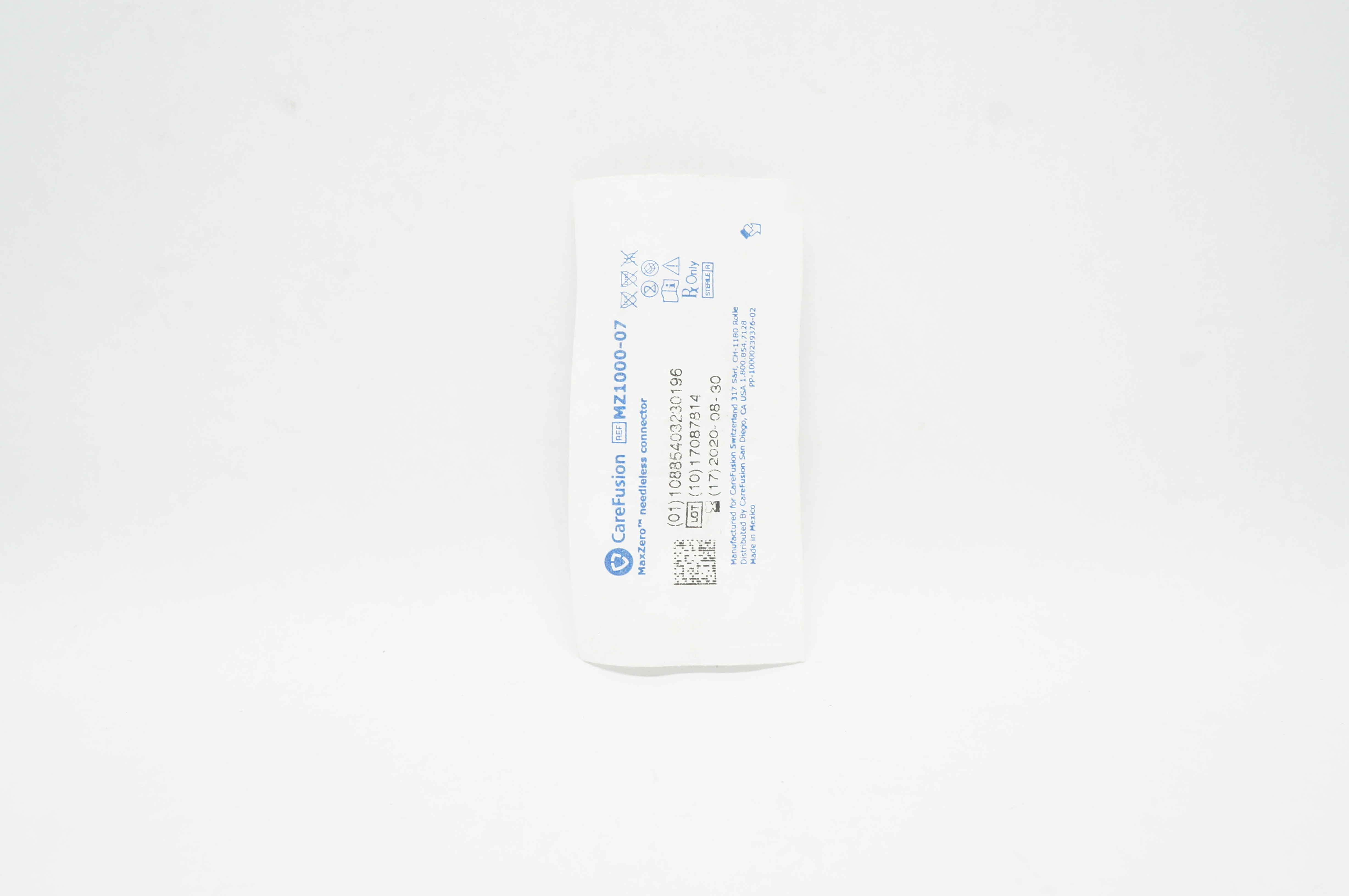 CareFusion MZ1000-07 MaxZero Ndleless Connector (x)