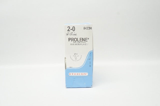 Ethicon 8423H 2-0 PROLENE CT-1 36mm 1/2c Taperpoint 30inch - Box of 36 (x)