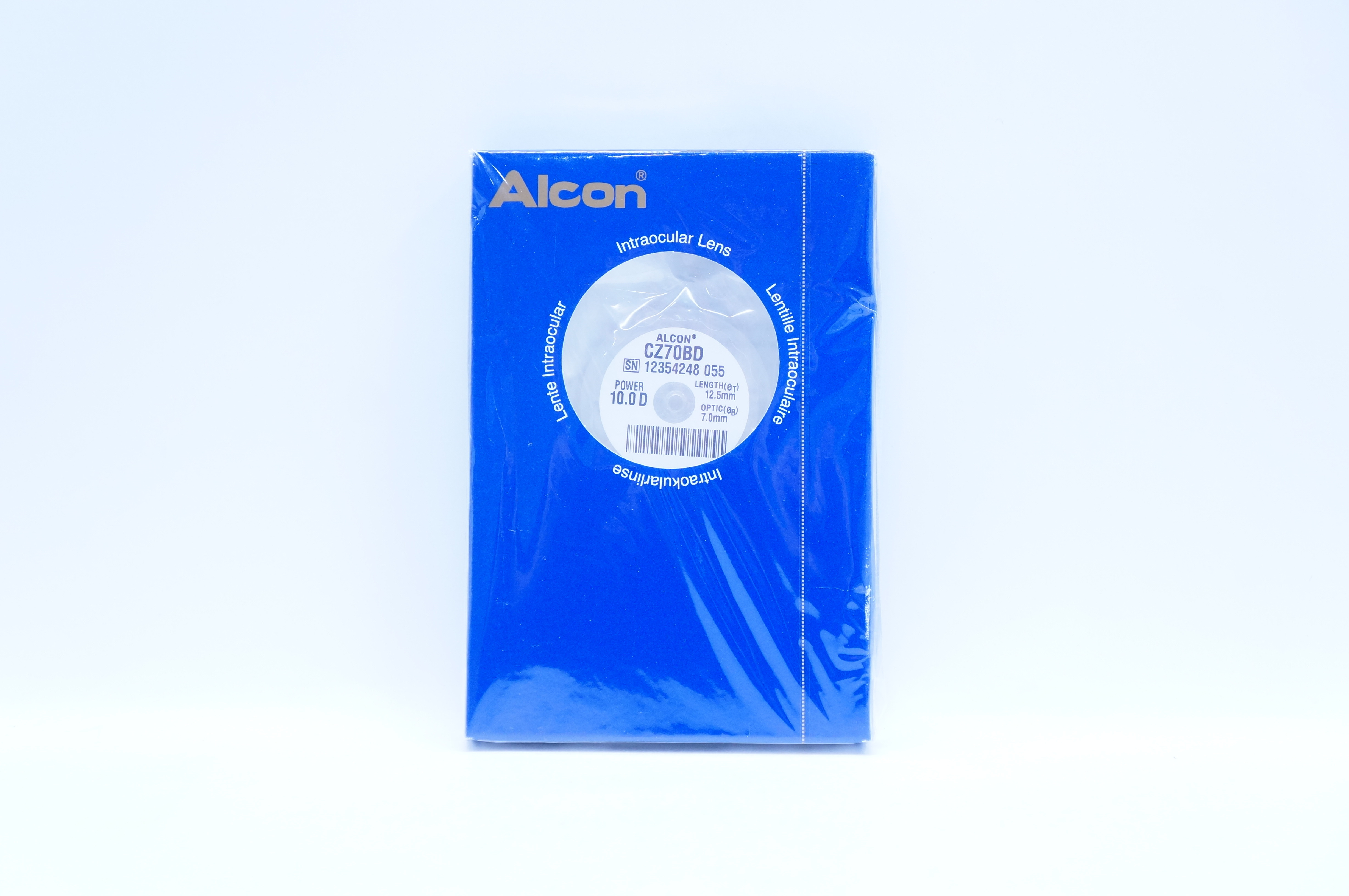 Alcon CZ70BD Intraocular Lens 10.0D, Length 12.5mm, Optic 7.0mm (x)