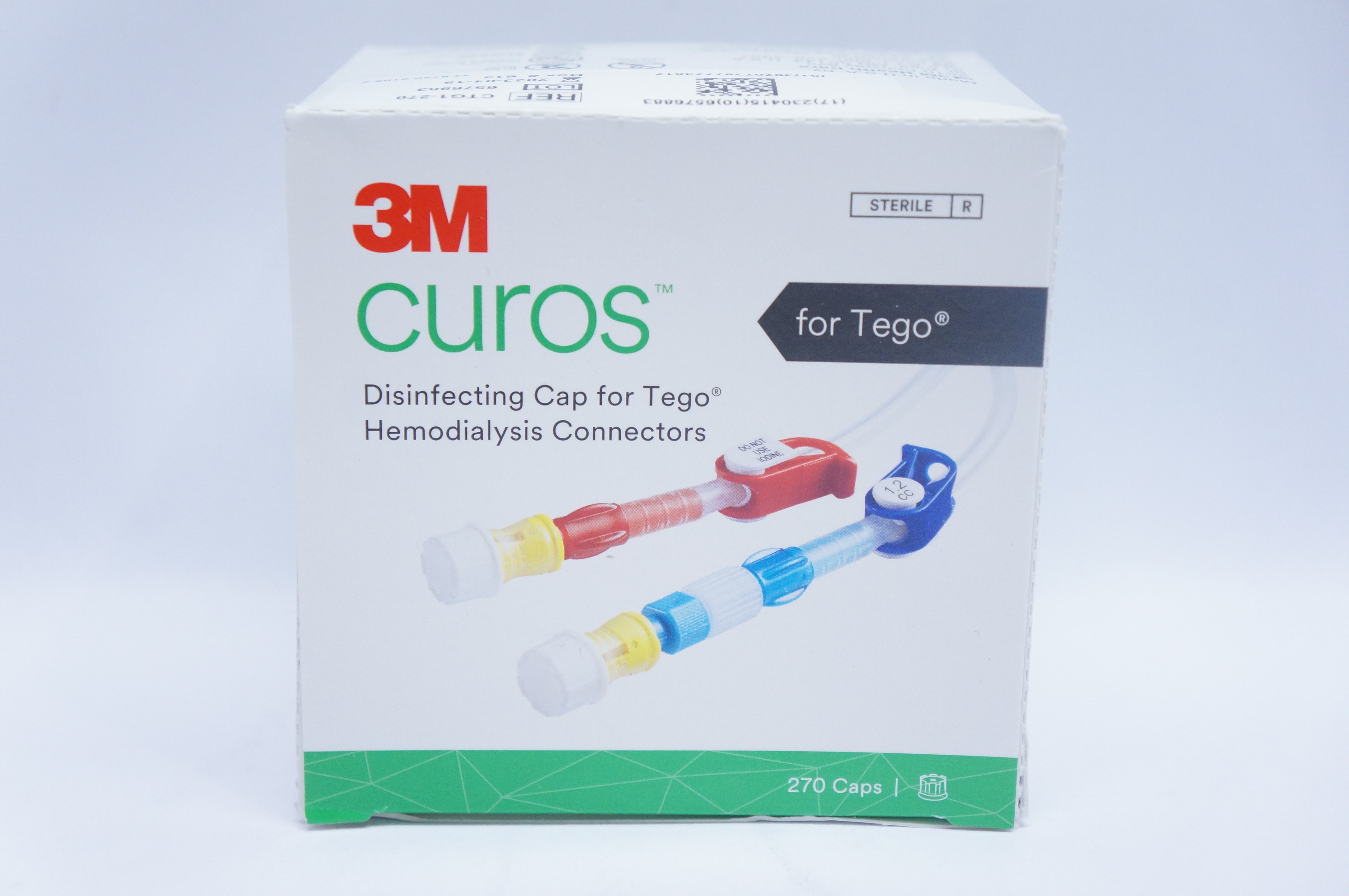 3M CTG1-270 Curos Disinfecting Cap for Tego Hemodialysis Connectors ...