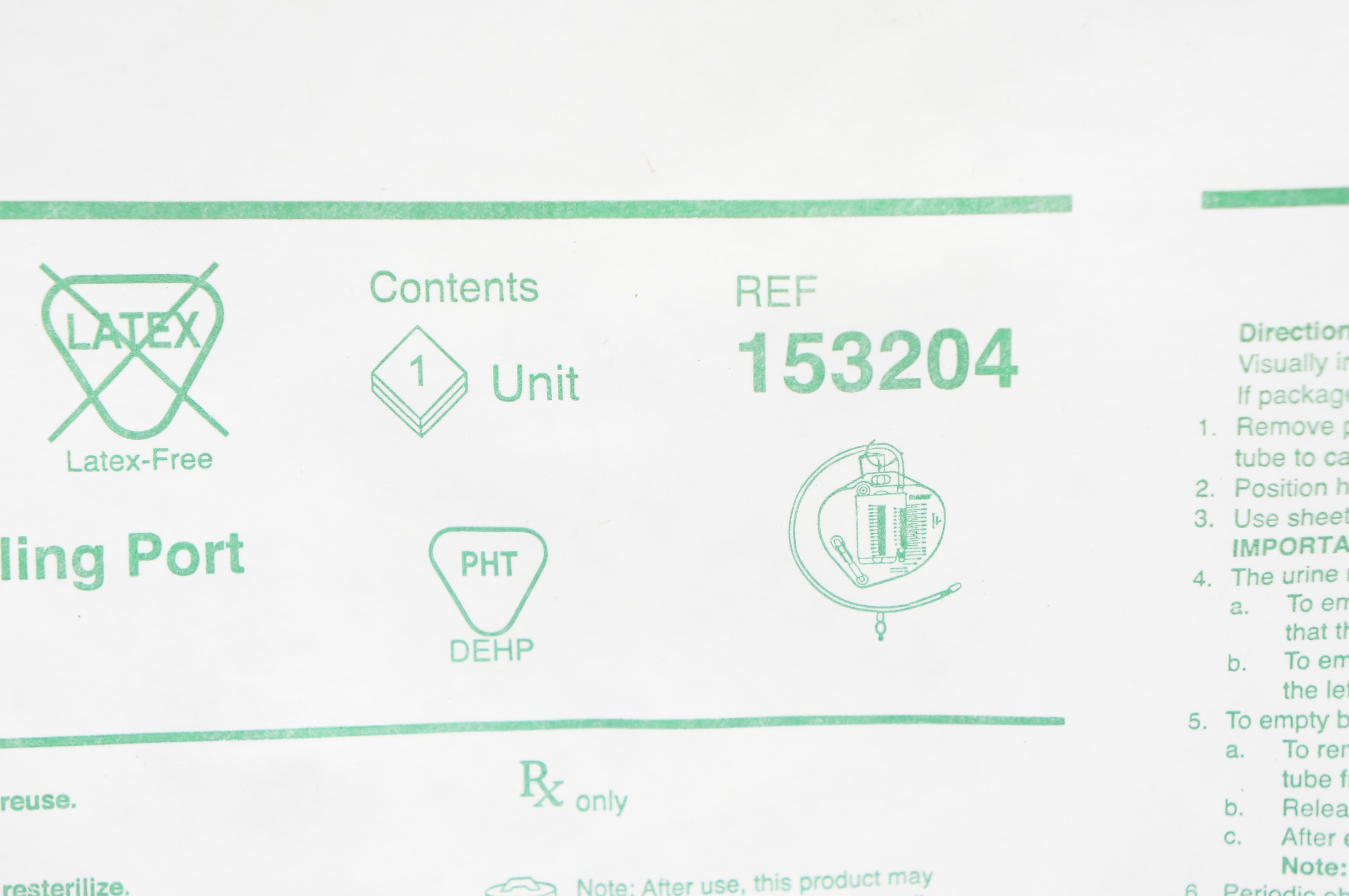 ①/⑦ Urinary Meter Bag Bard® Without Valve Sterile - McKesson