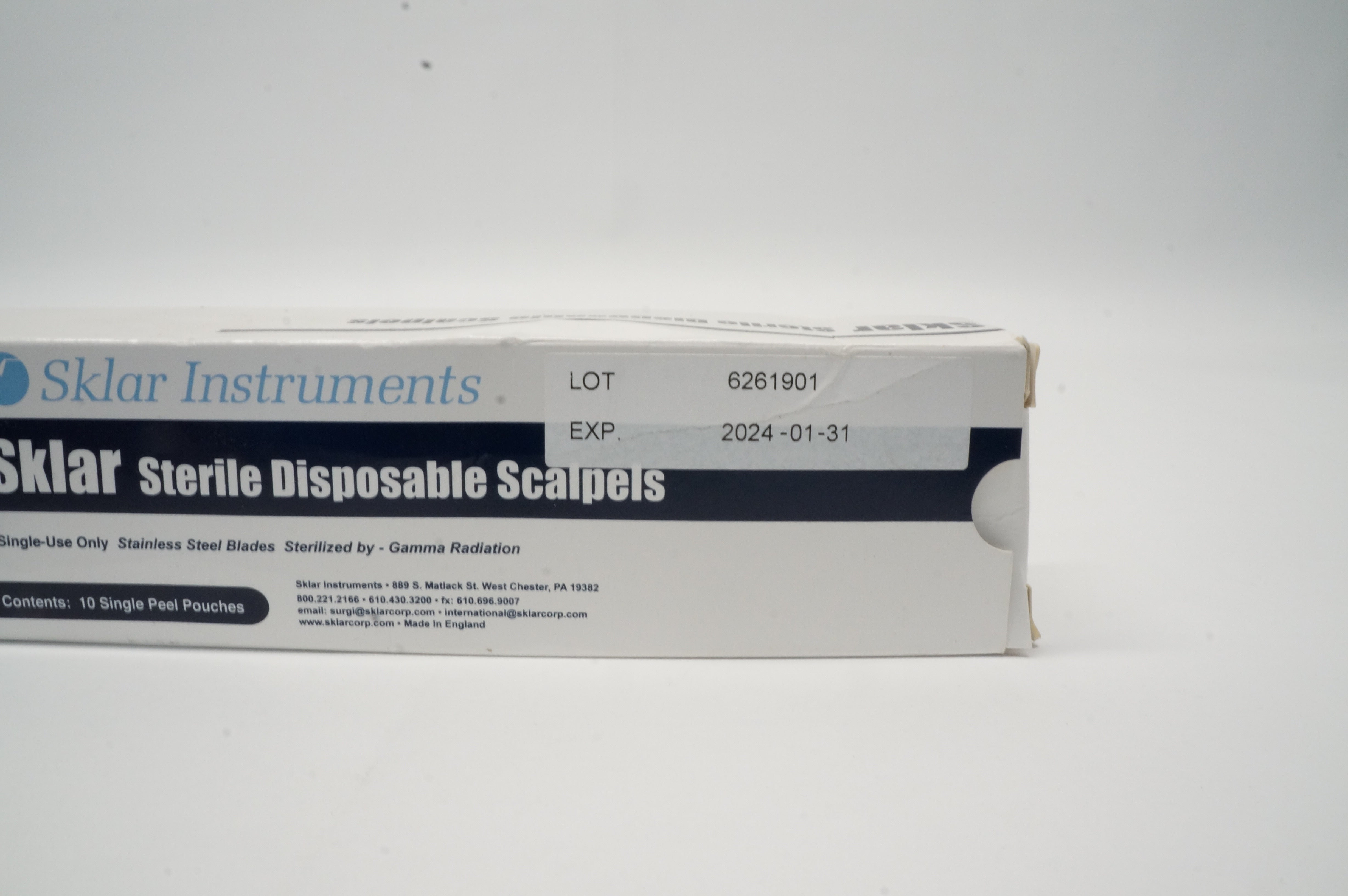 Sklar Instruments 063115 Sklar Sterile Disposable Scalpels Box of 10