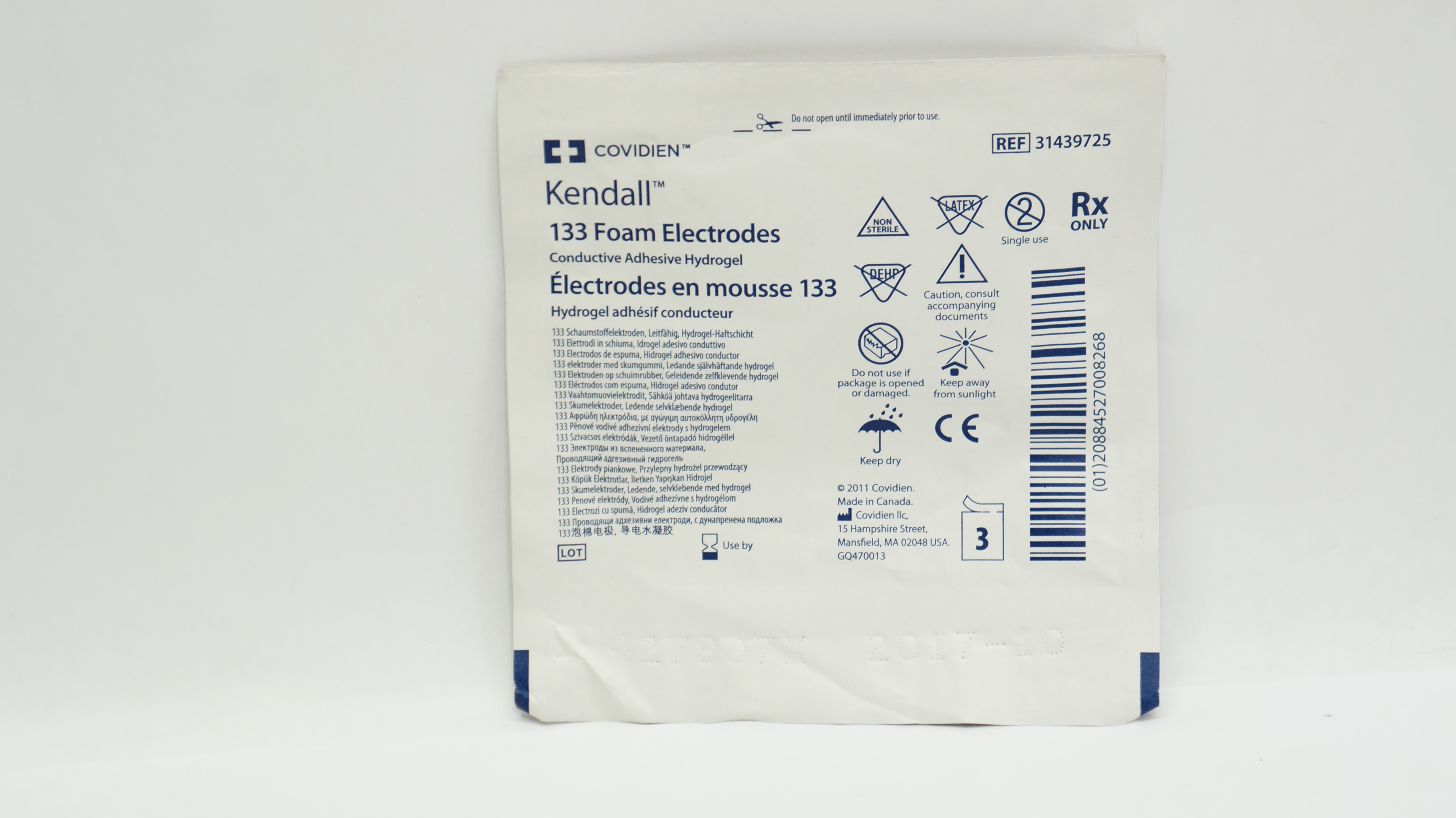 Covidien 31439725 Kendall 133 Foam Electrodes - Pack of 3 (x)