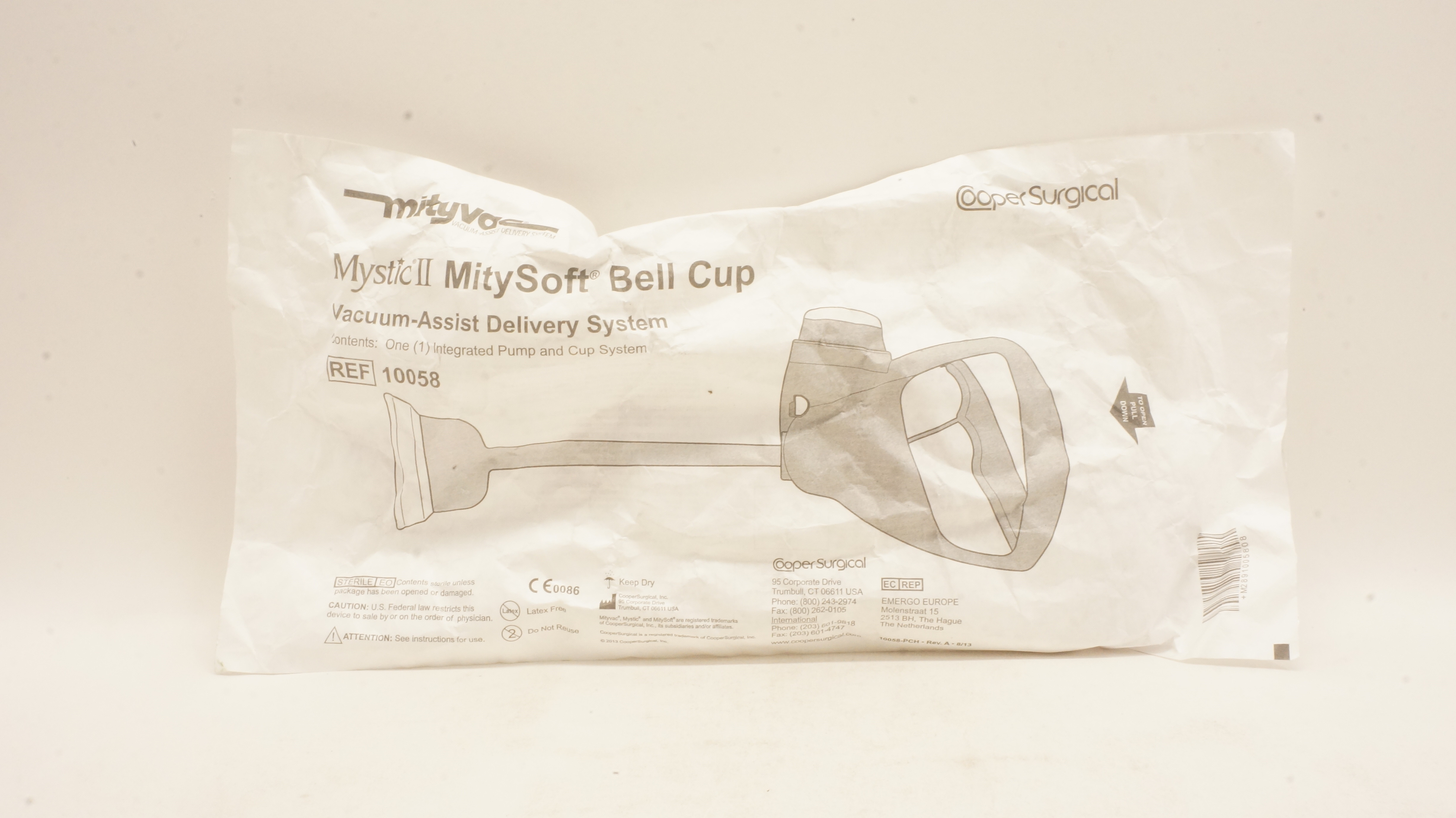 Cooper Surgical 10058 MysticII MitySoft Bell Cup Vacuum-Assist Delivery Syst (x)