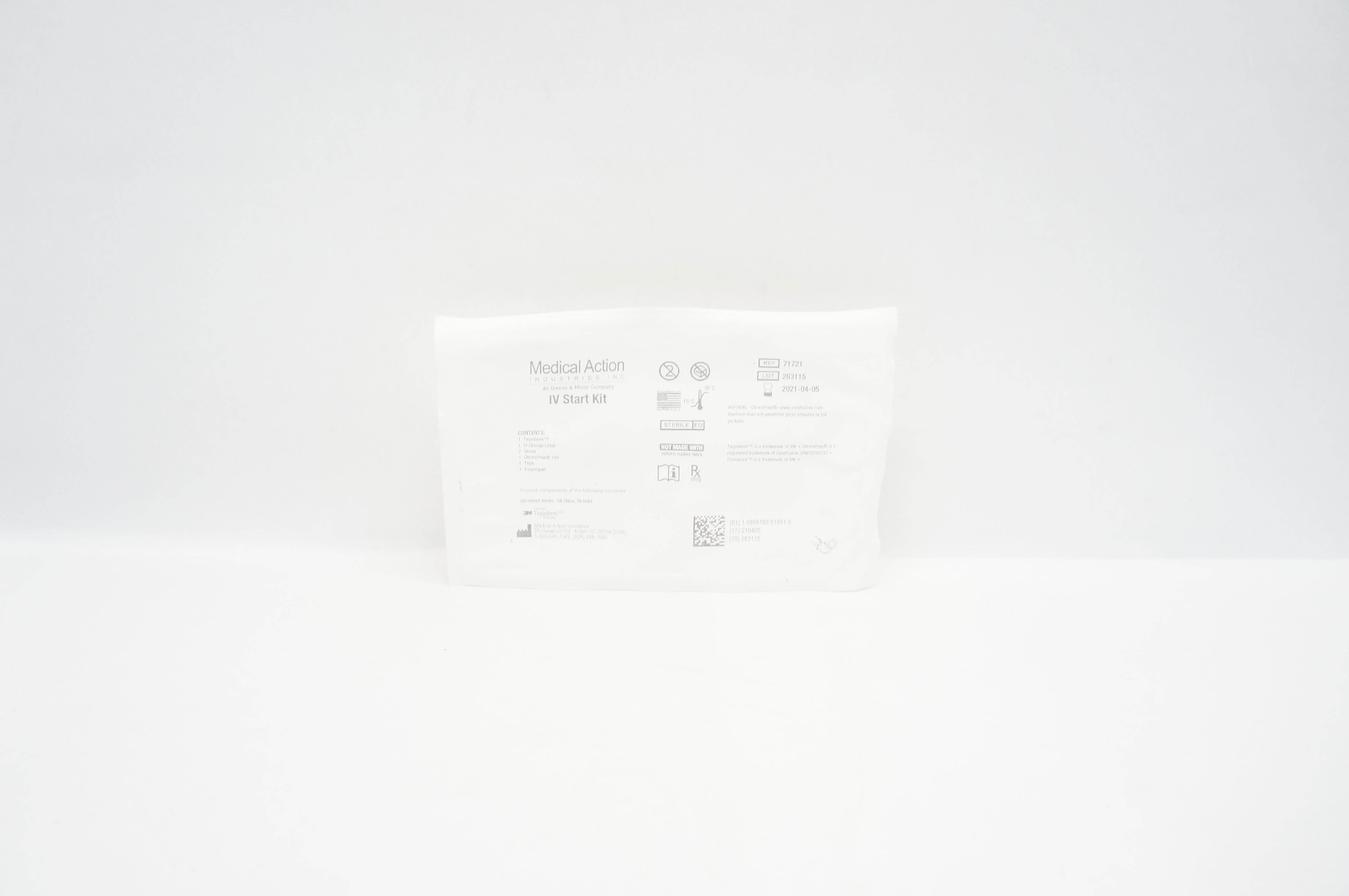 Medical Action Industries 71721 3M Tegaderm IV Start Kit (x)