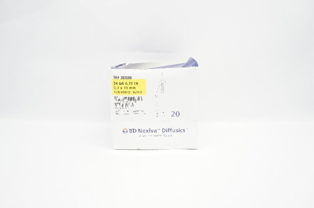BD 383590 Nexiva Diffusics Closed IV Cath. System 24GA x 0.75inch - Box of 10
