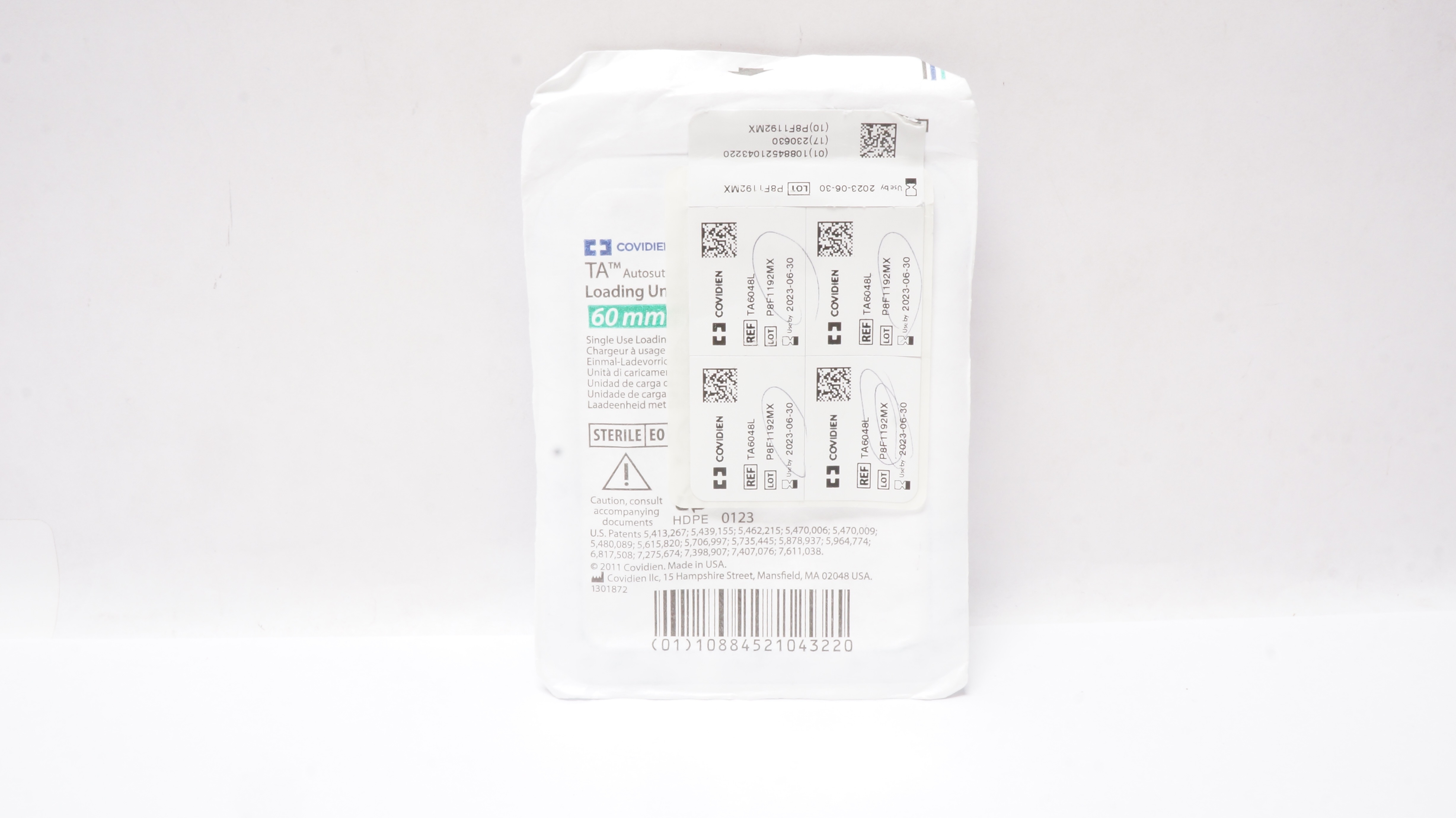 Covidien TA6048L TA AutoSuture Loading Unit 60mm x 4.8mm