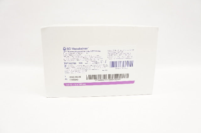 BD 362788 Vacutainer PPT Plasma Preparation Tube K2E 9.0mg - Box of 100