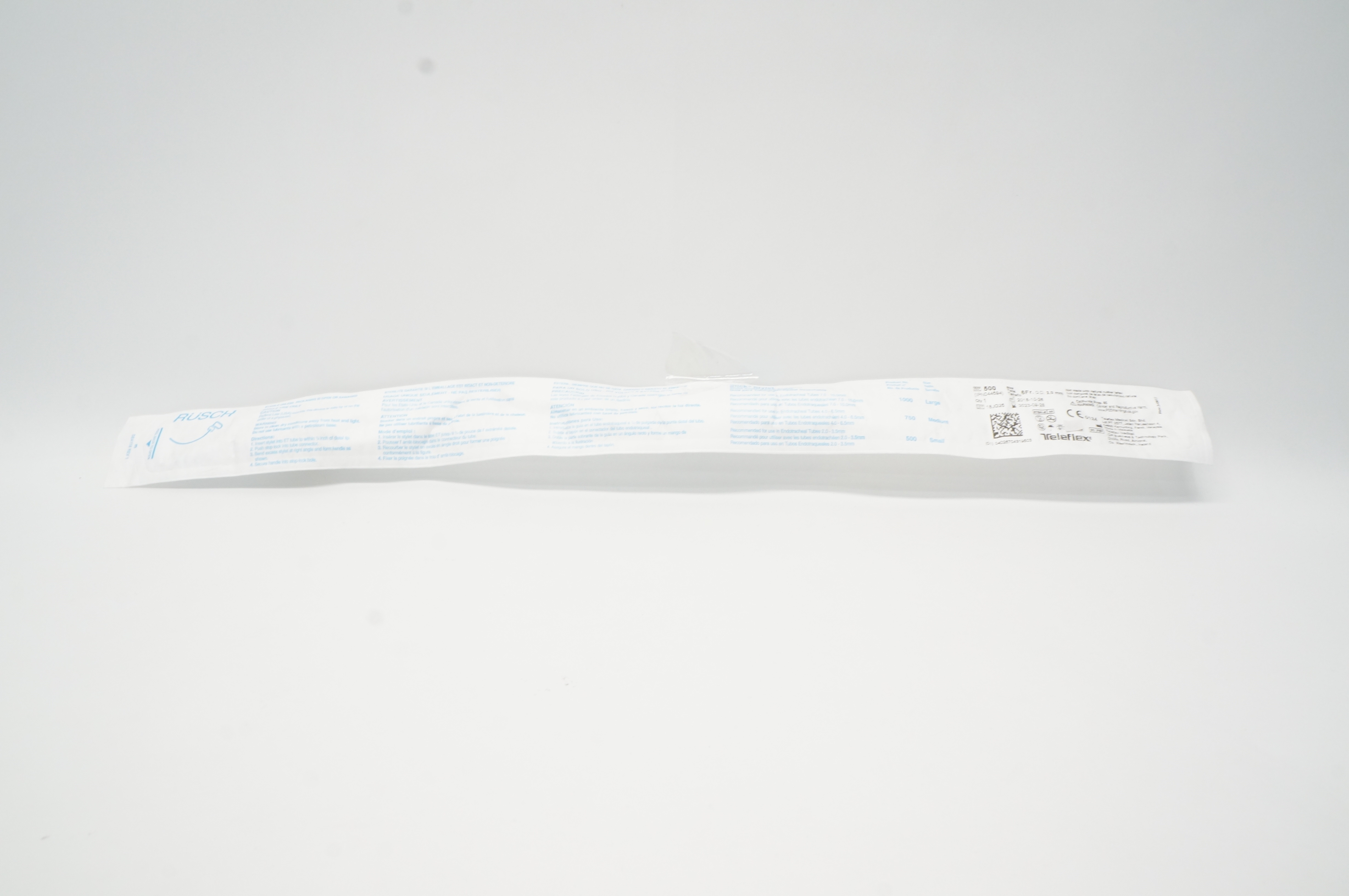 Teleflex 500 Rusch Slick Stylet Disposable Endotracheal Stylet 6Fr. x 2.0mm