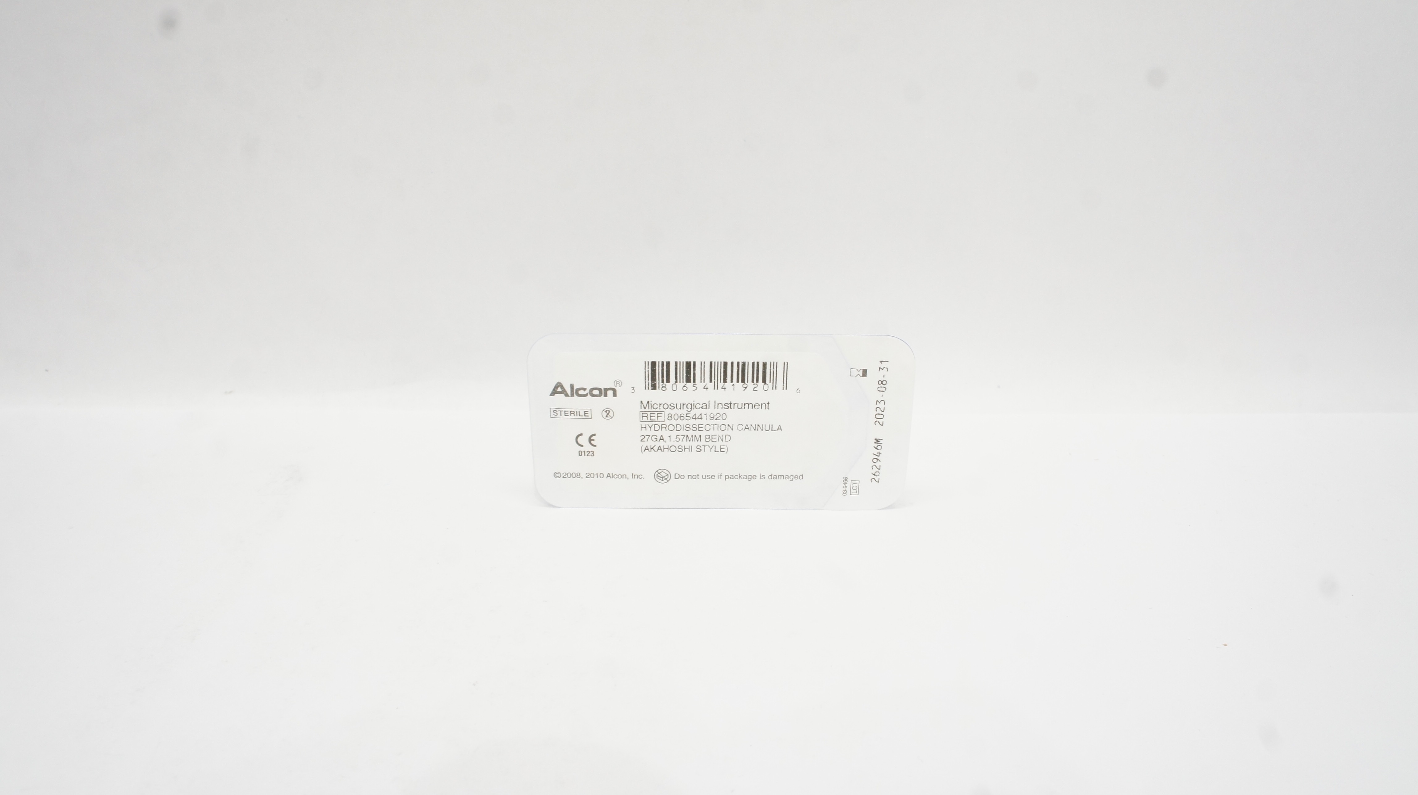 Alcon 8065441920 Hydrodissection Cannula, 27Ga, 1.57 mm Bend (Akahoshi Style)(x)