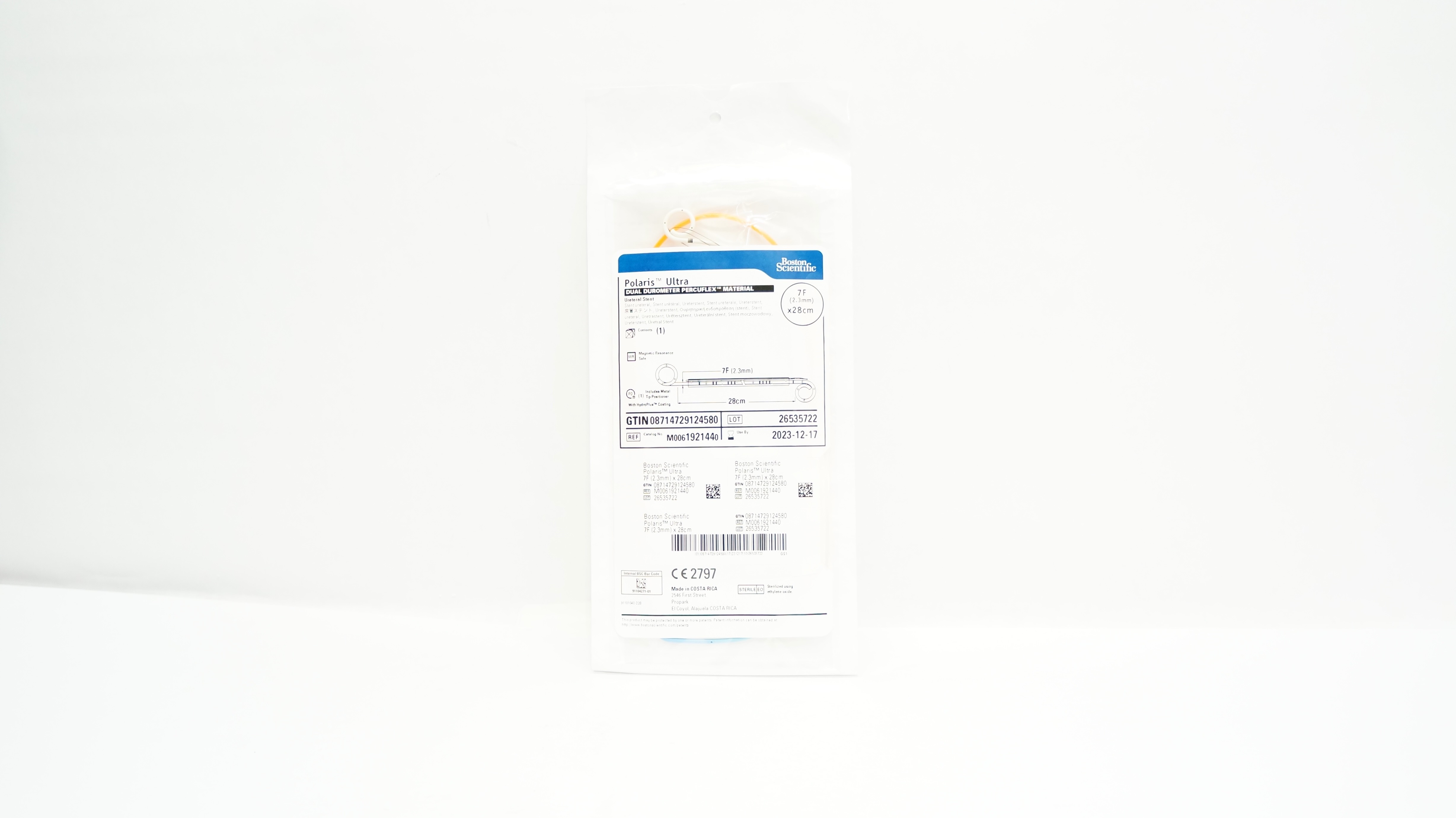 Boston Scientific 192141 Polaris Ultra Ureteral Stnt. 7F x 22cm