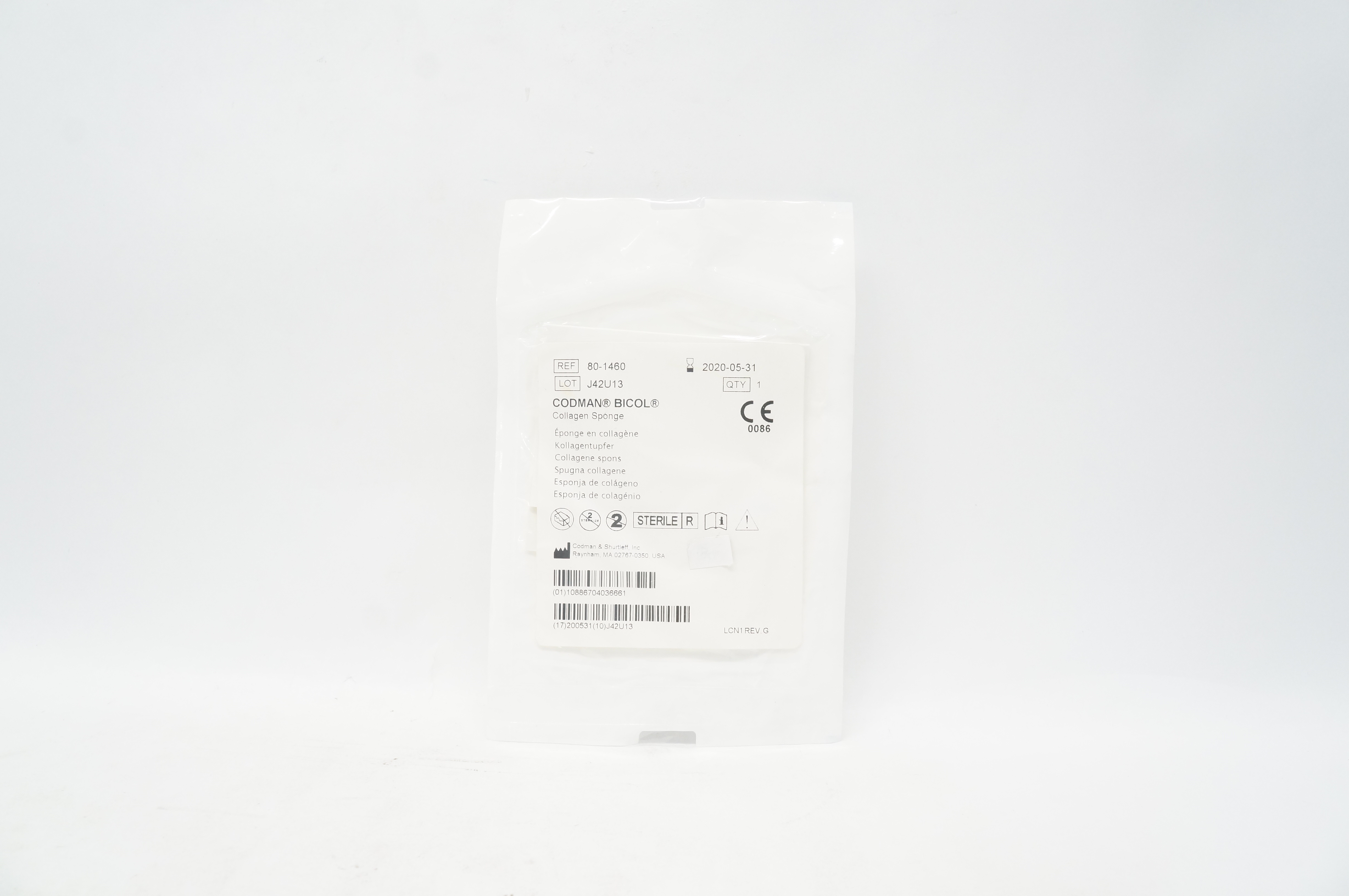 Codman 80-1460 Bicol Collagen Sponge (x)