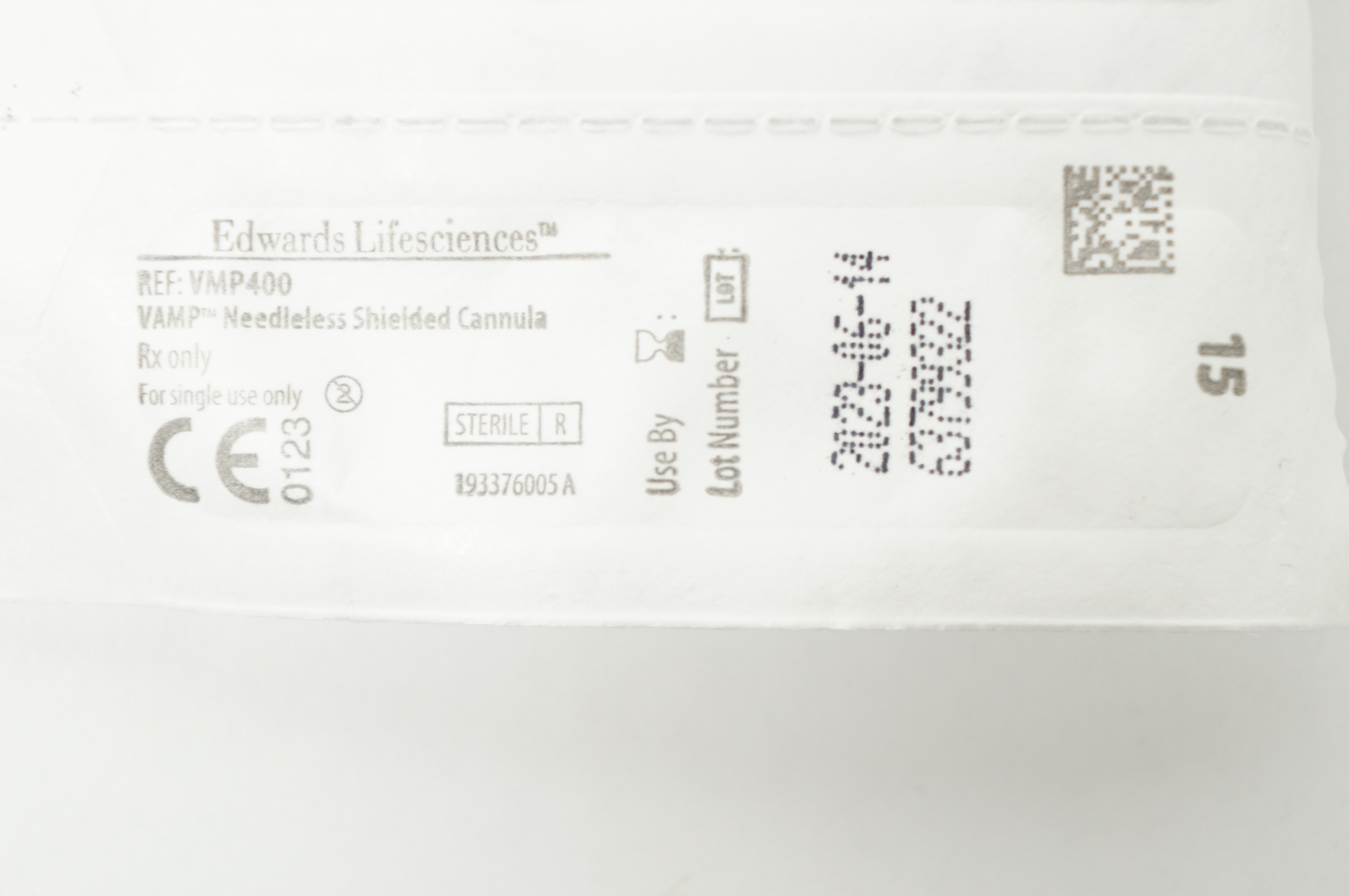 Edwards Lifesciences VMP400 VAMP Ndleless Shielded Cannula