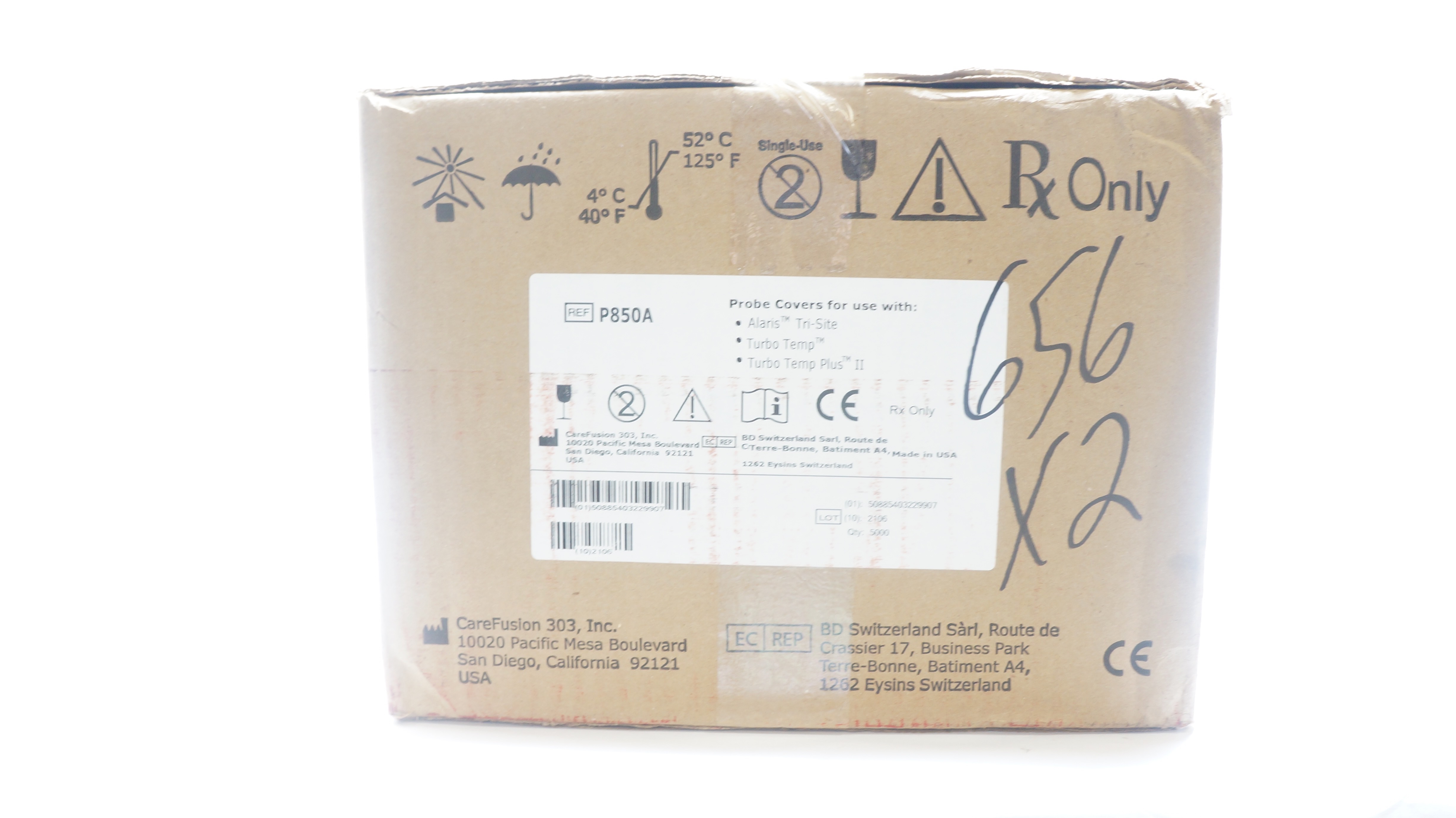 CareFusion P850A Probe Covers - Box of 5000