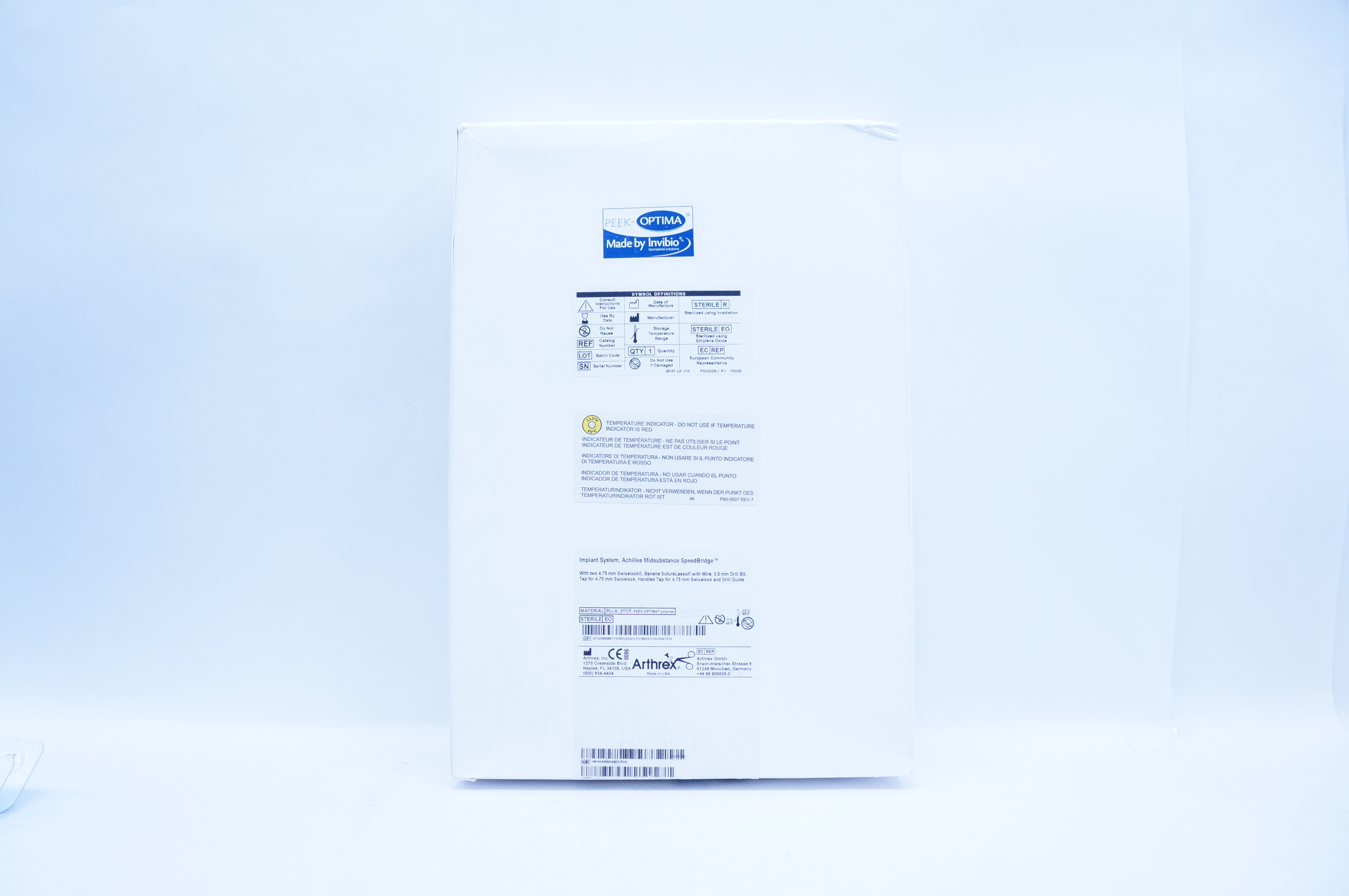 Arthrex AR-8929BC-CP Implant System, Achilles Midsubstance SpeedBridge (x)