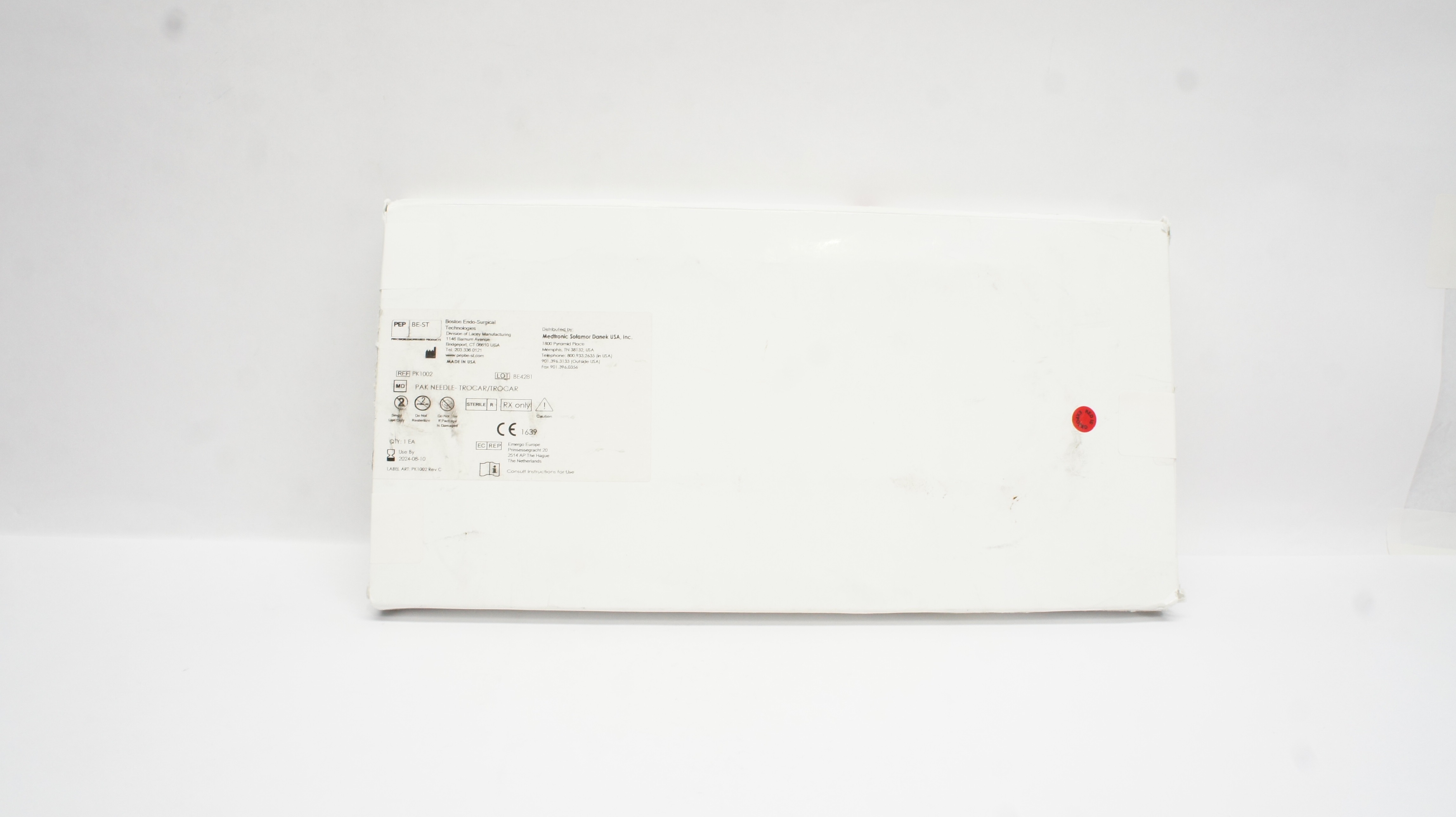Medtronic PK1002 PAK Ndle-Trocar/Trocar (x)