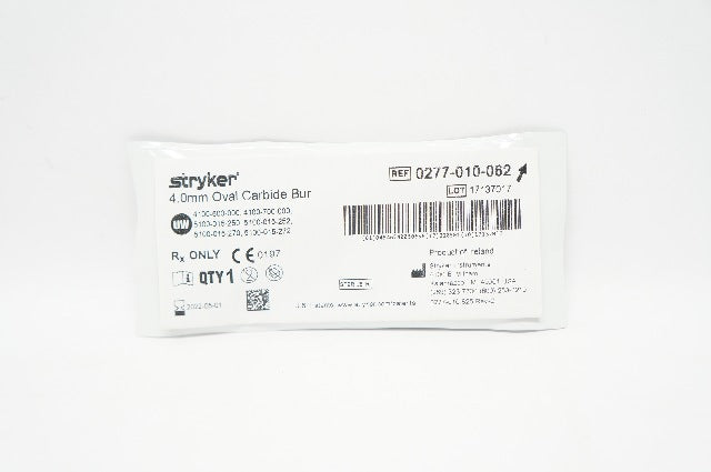 Stryker 0277-010-062 4.0mm Oval Carbide Bur (x)