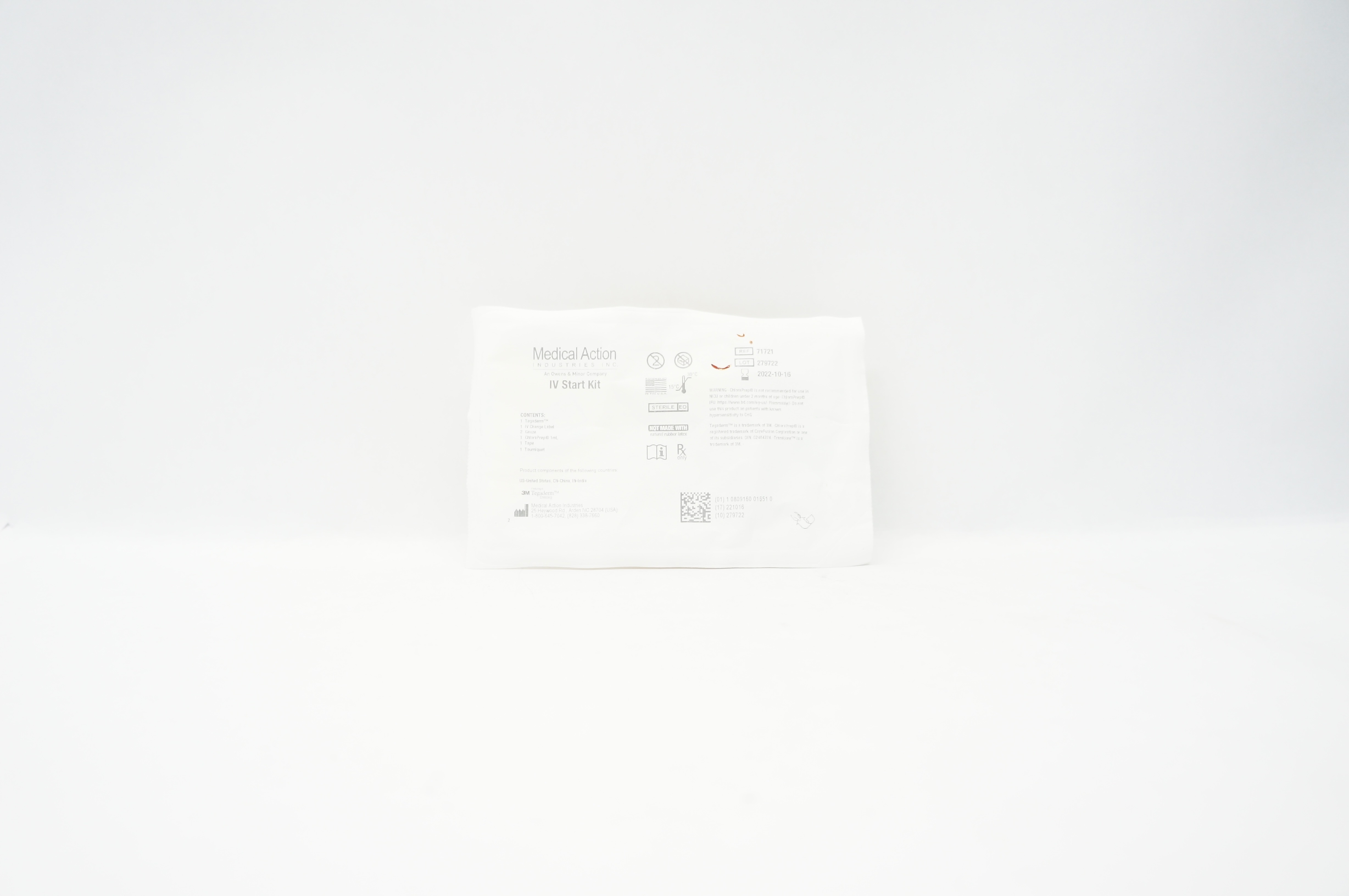 Medical Action Industries 71721 Featuring 3M Tegaderm Dressing IV Start