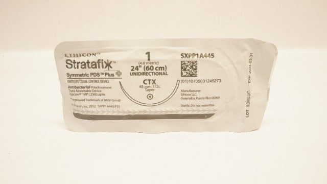 Ethicon SXPP1A445 1 Stratafix PDS Plus, CTX, 48mm 1/2c Taper, 24inch