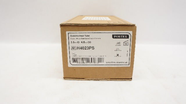 Smiths Medical H4023PS Portex Endotracheal Tube 3.5mm ID x 4.8mm OD(x)-Box of 10