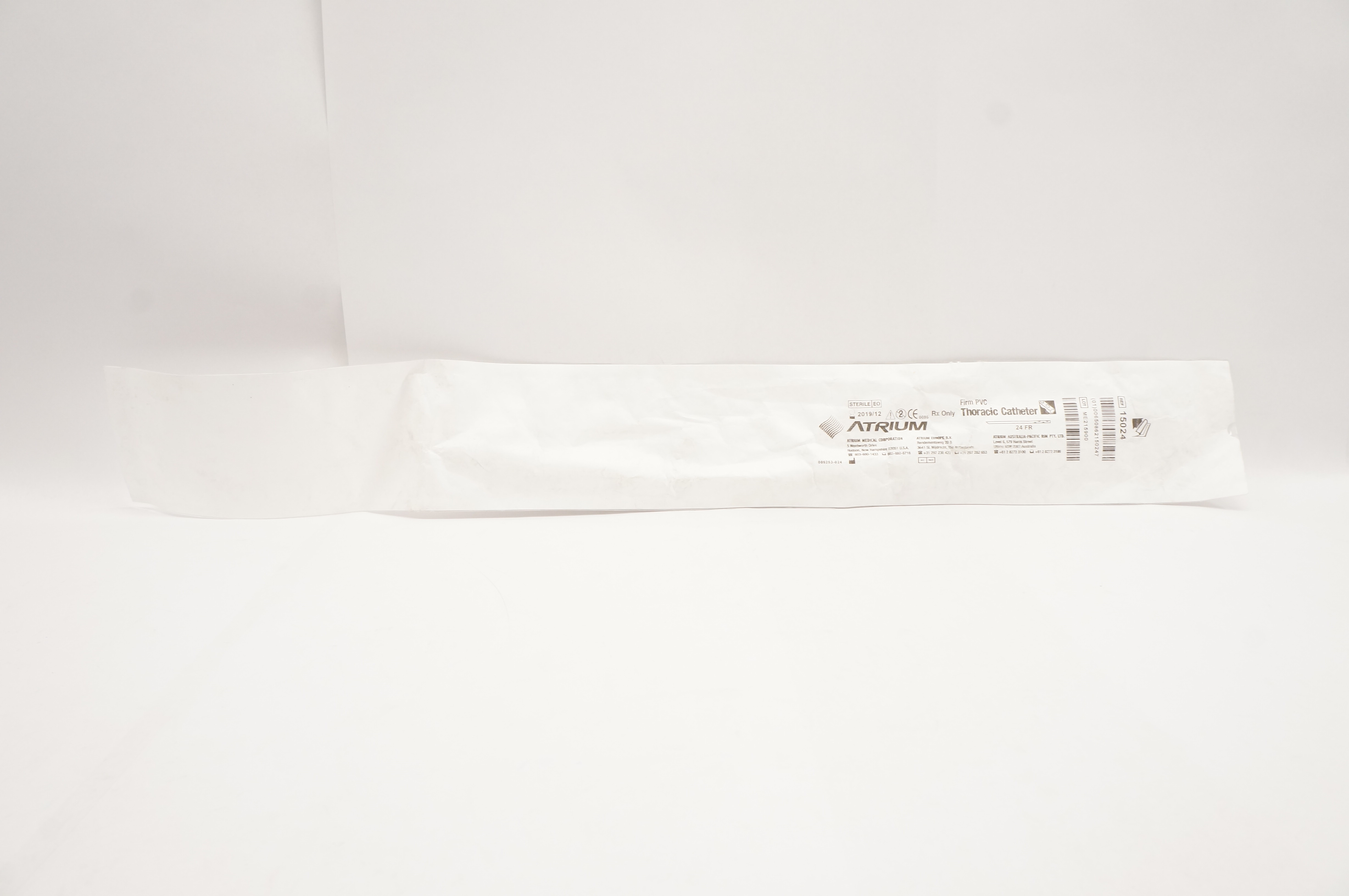 Atrium 15024 Firm PVC Thoracic Cath. 24 Fr.(x)
