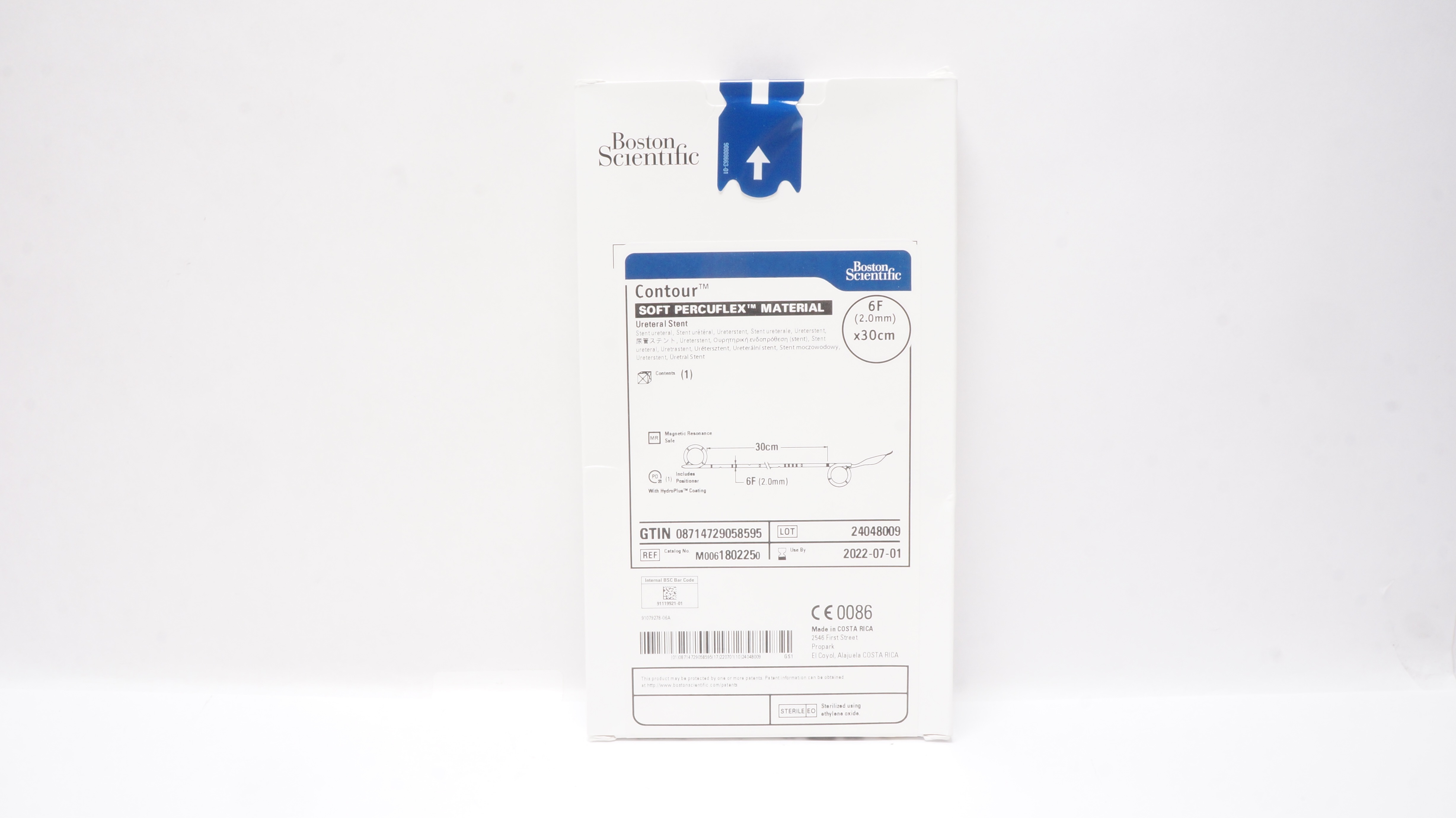 Boston Scientific 180225 Soft Percuflex Material, Ureteral Stnt 6F x 30cm (x)