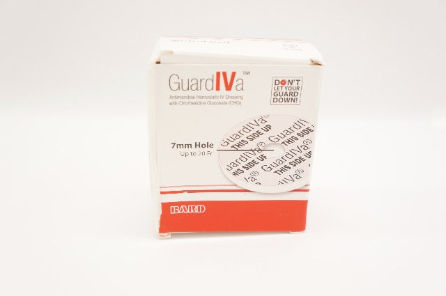 Bard FP-24-AD012 GuardIVa Antimicrobial Hemostatic IV Dressing - Box of ...