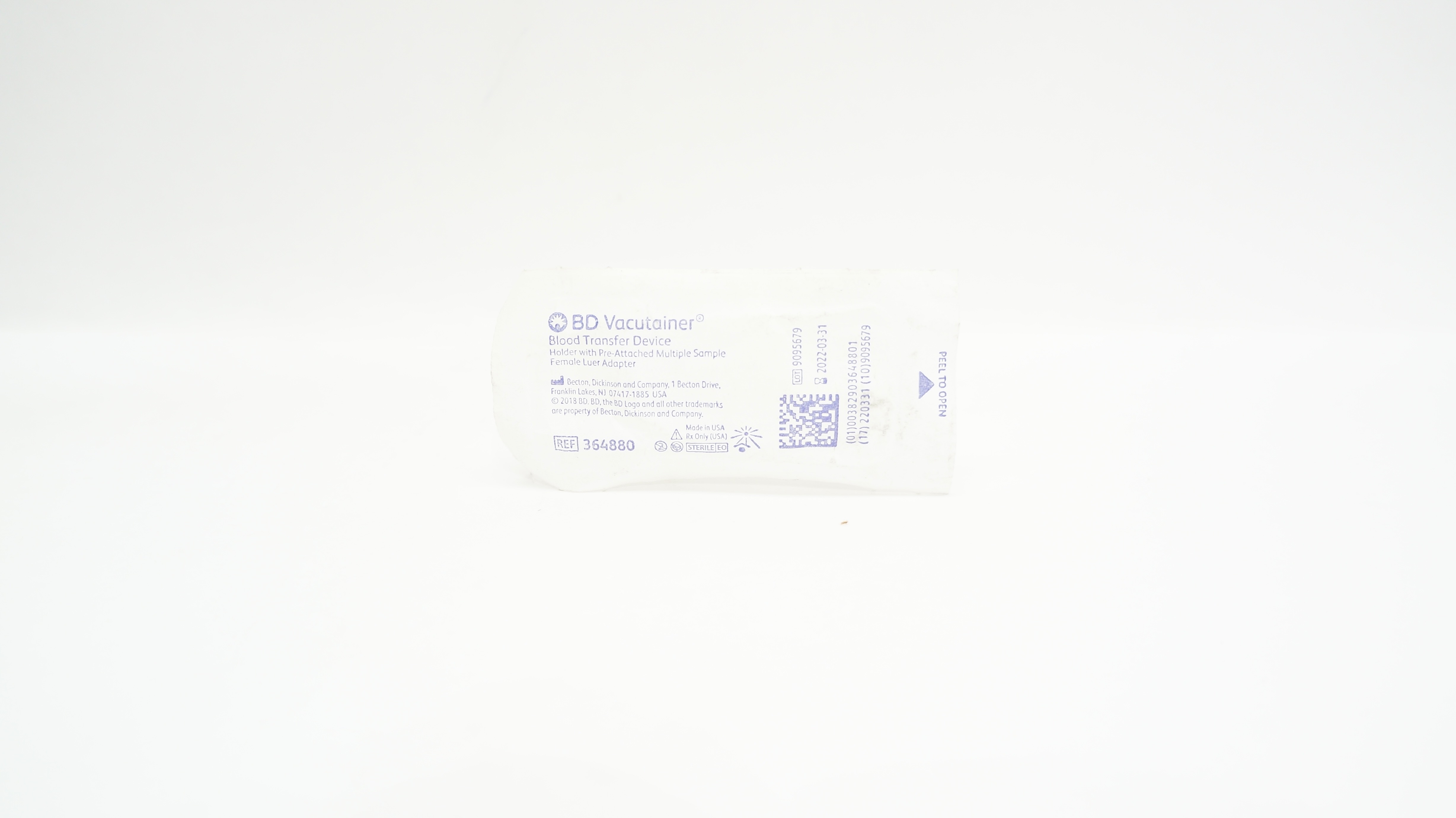 BD Vacutainer 364880 Blood Transfer Device (x)