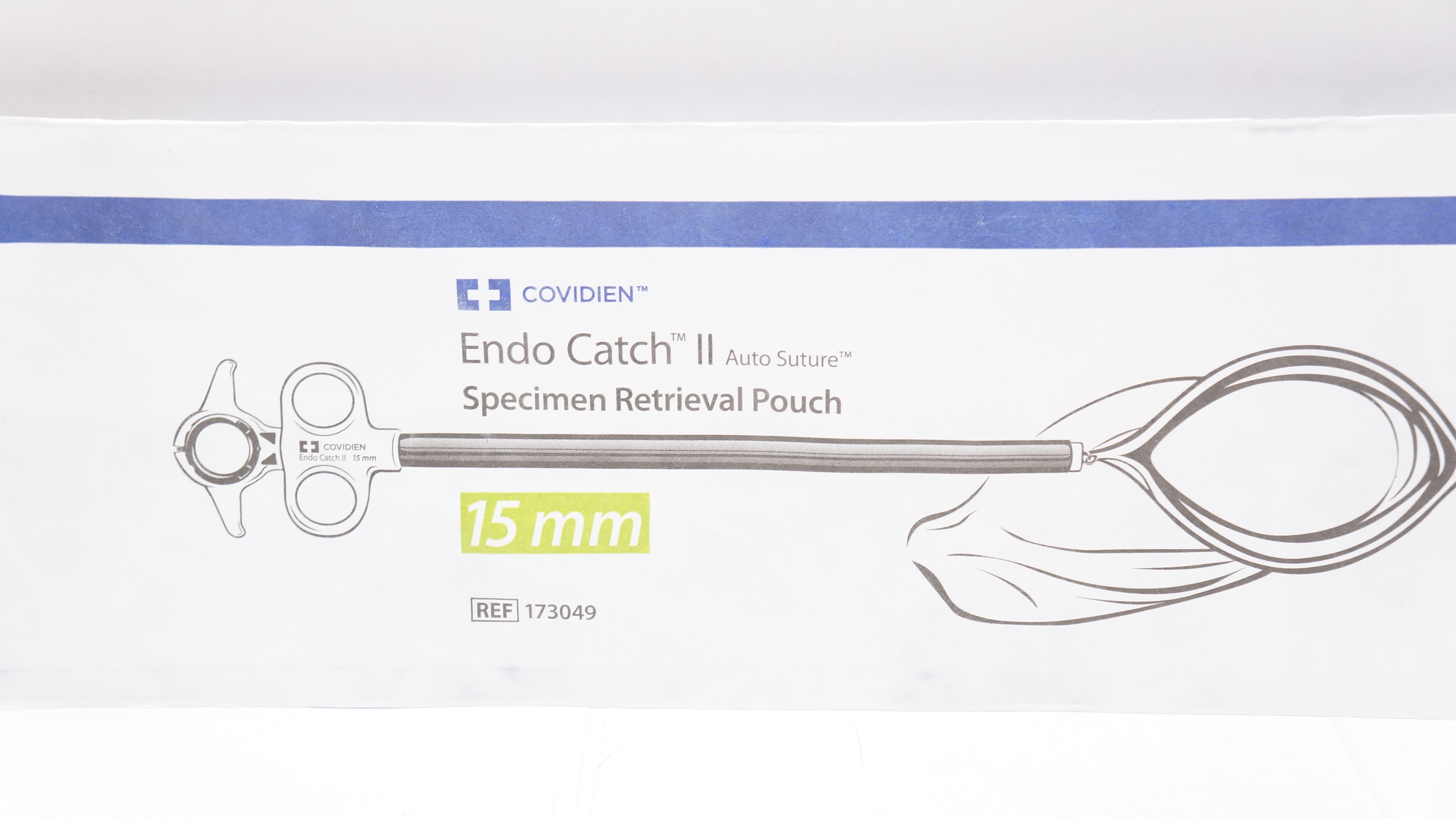 Covidien 173049 Endo Catch II Auto Suture Specimen Retrieval