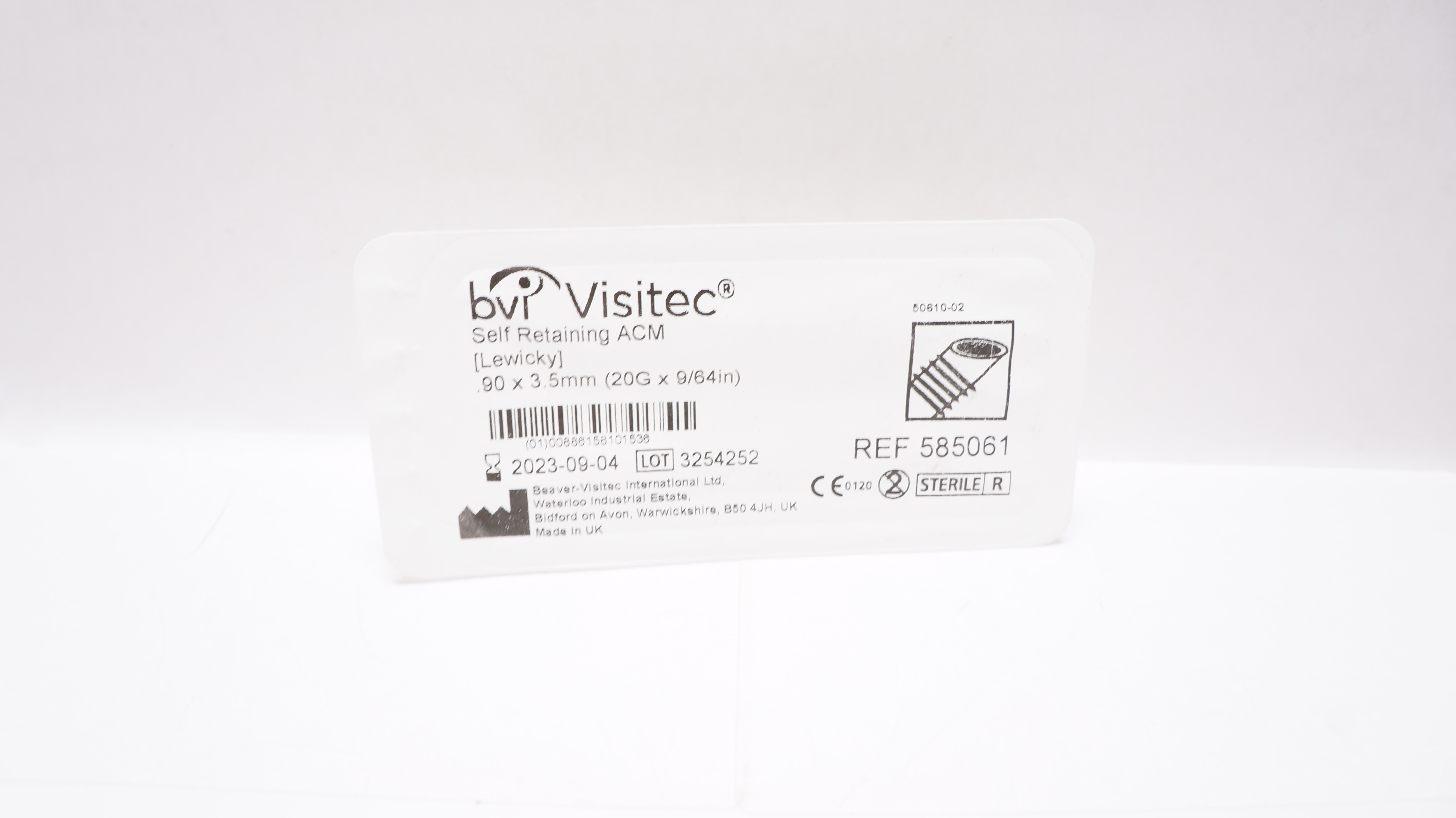 BVI Beaver 585061 Visitec Self Retaining ACM 20G x 9/64inch (x)