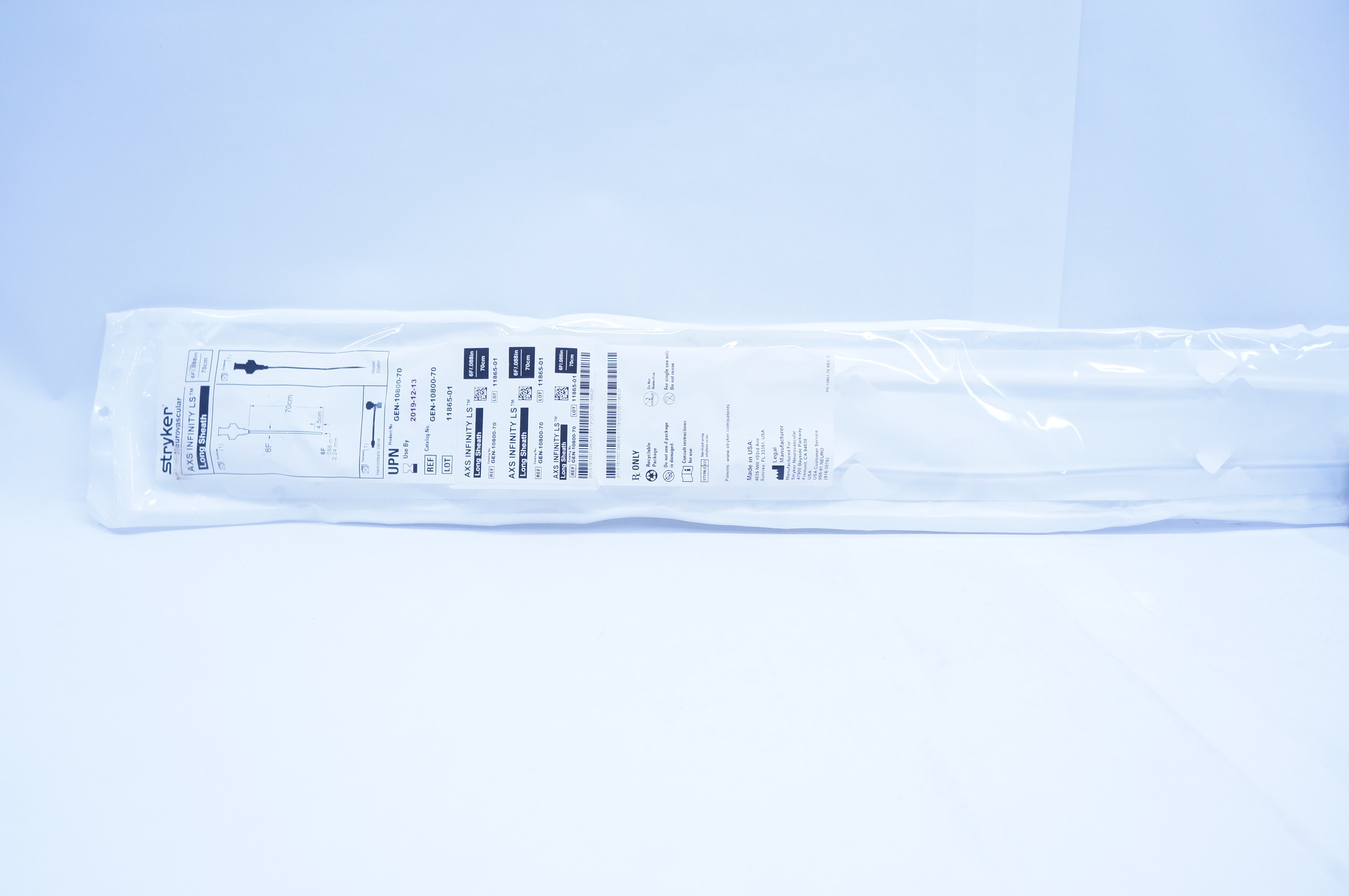 Stryker GEN-10800-70 AXS Infinity LS Long Sheath 6F x 70cm