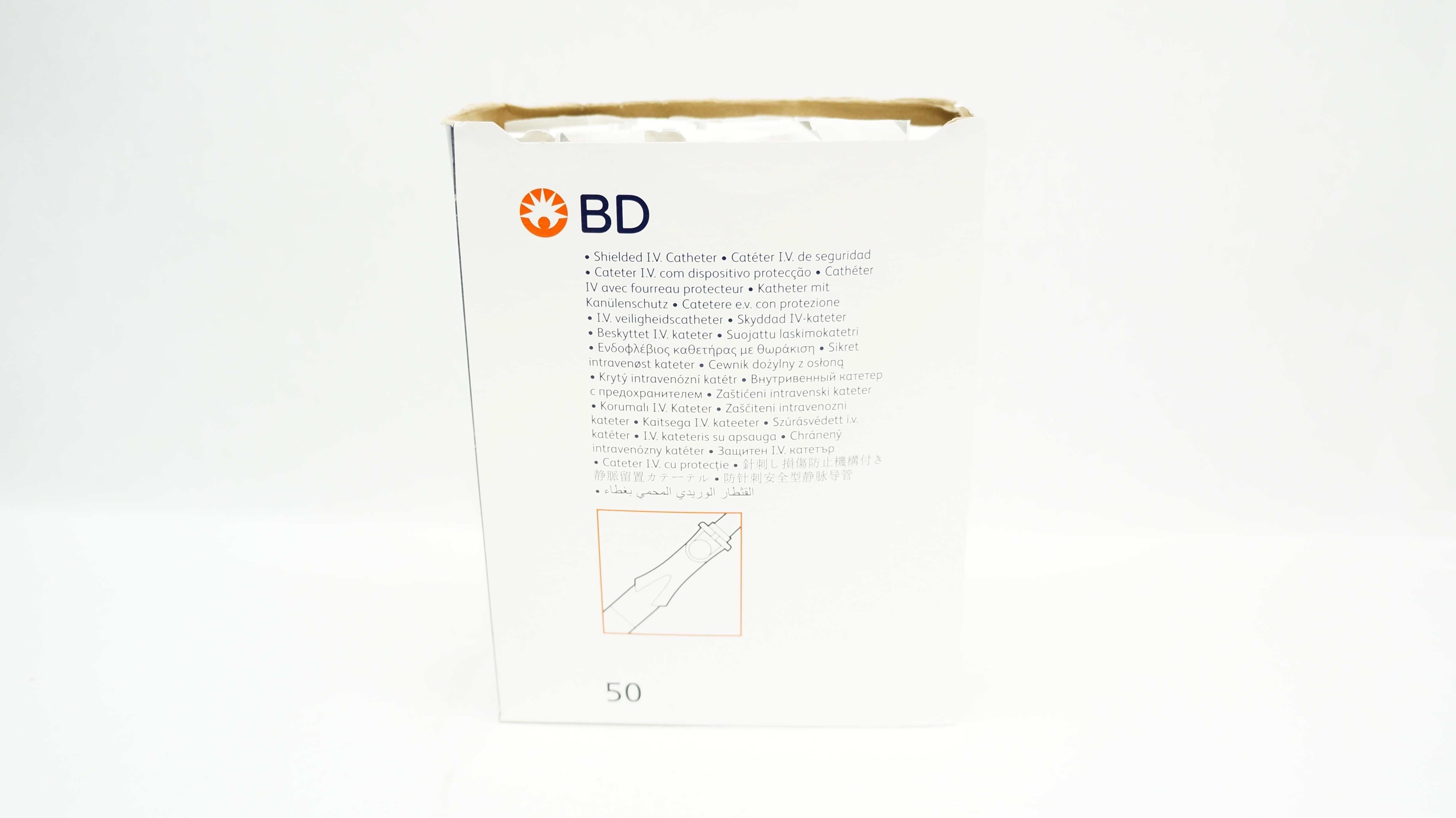 BD 392554 Insyte Autoguard Shielded I.V. Cath. 16Ga x 1.16inch (x) - Box of 35