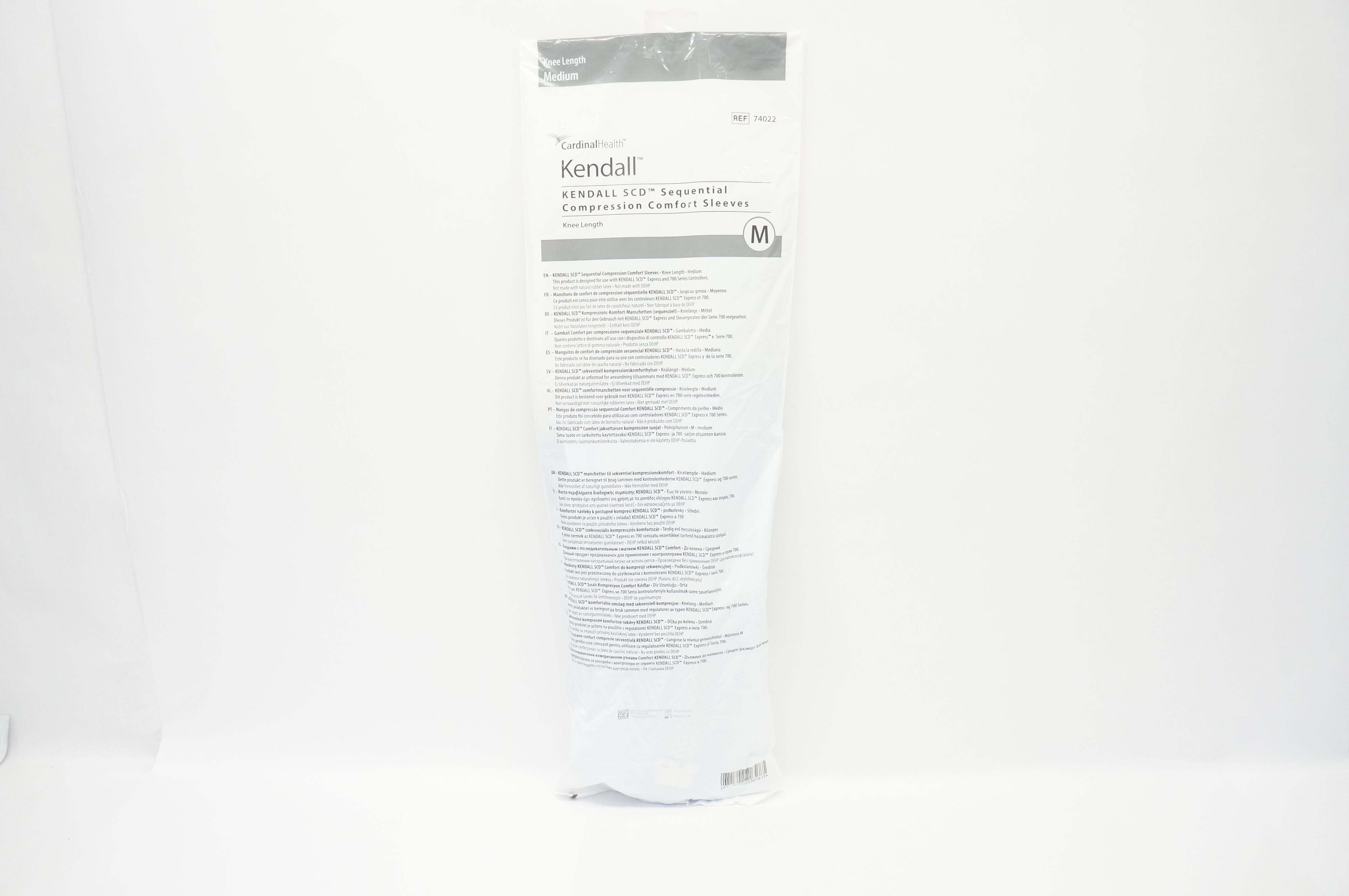 Cardinal Health 74022 Kendall SCD Sequential Compression Sleeves, Knee Length, M