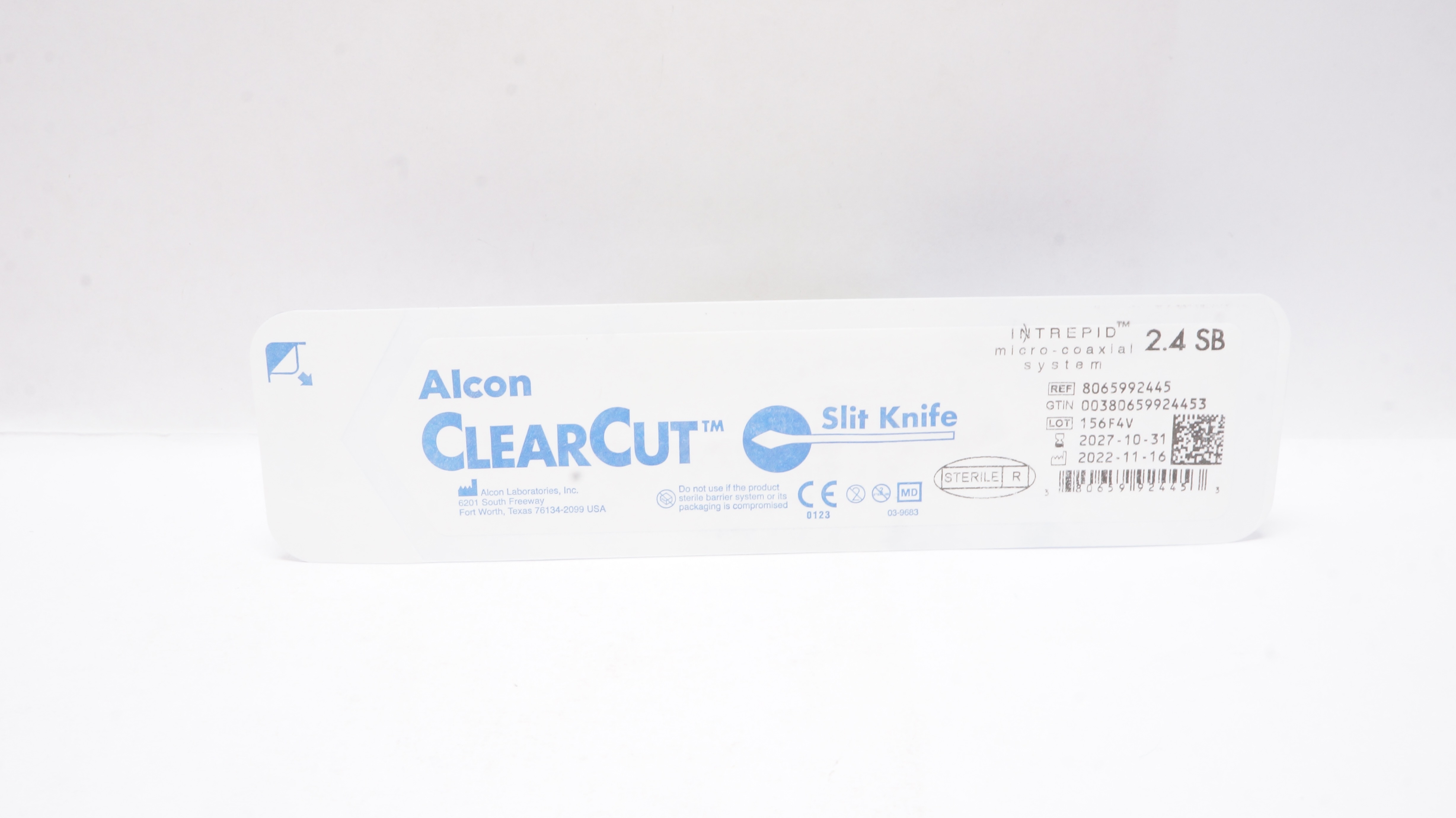 Alcon 8065992445 Intrepid Micro-Coaxial System ClearCut Slit Knife 2.4 SB