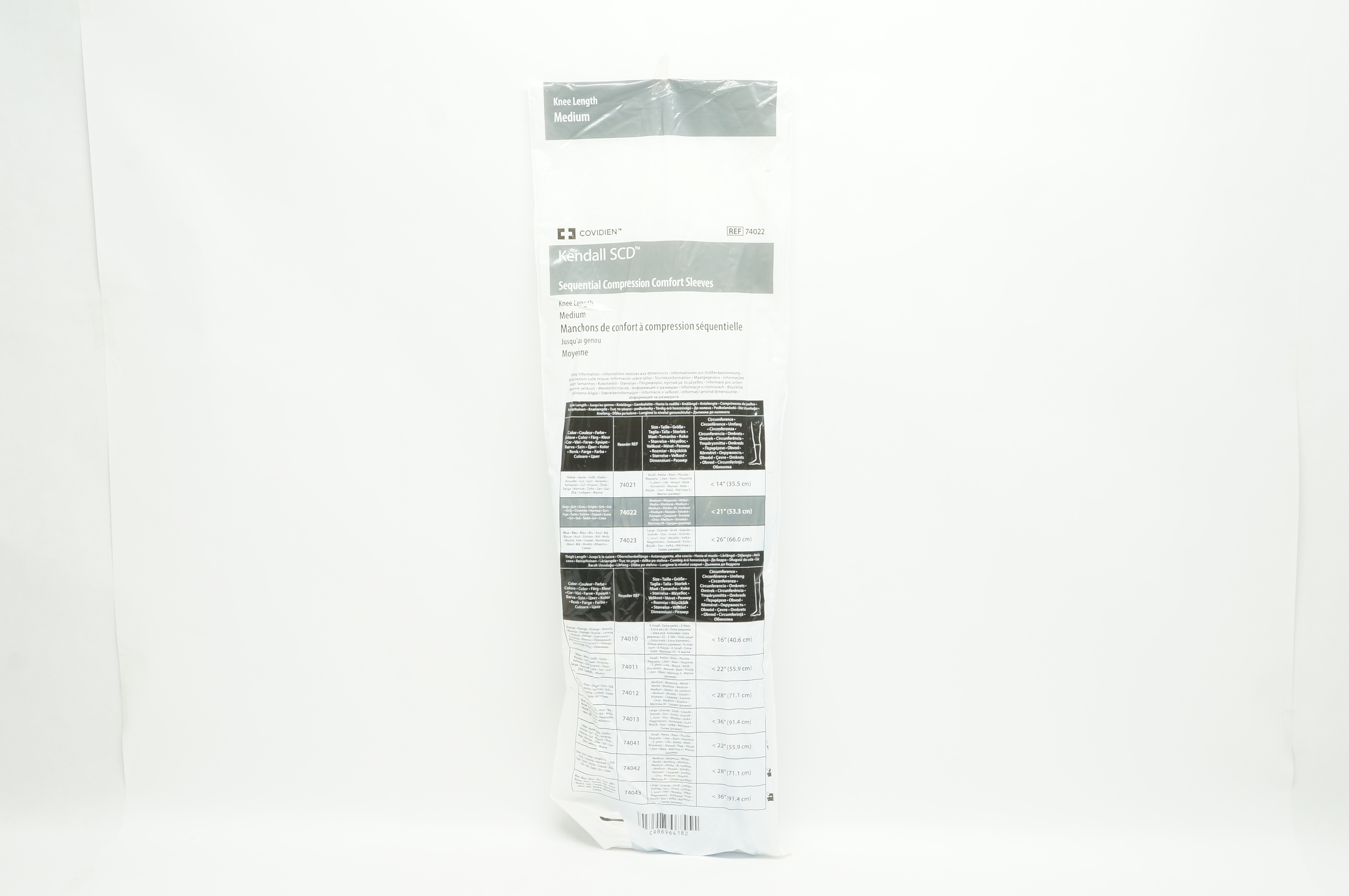 Covidien 74022 Kendall SCD Seuential Compression Comfort Sleeves Medium <21inch