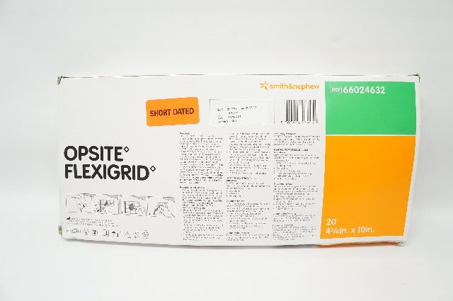 Smith&Nephew 66024632 Opsite Flexigrid 4 3/4inch x 10inch - Box of 20