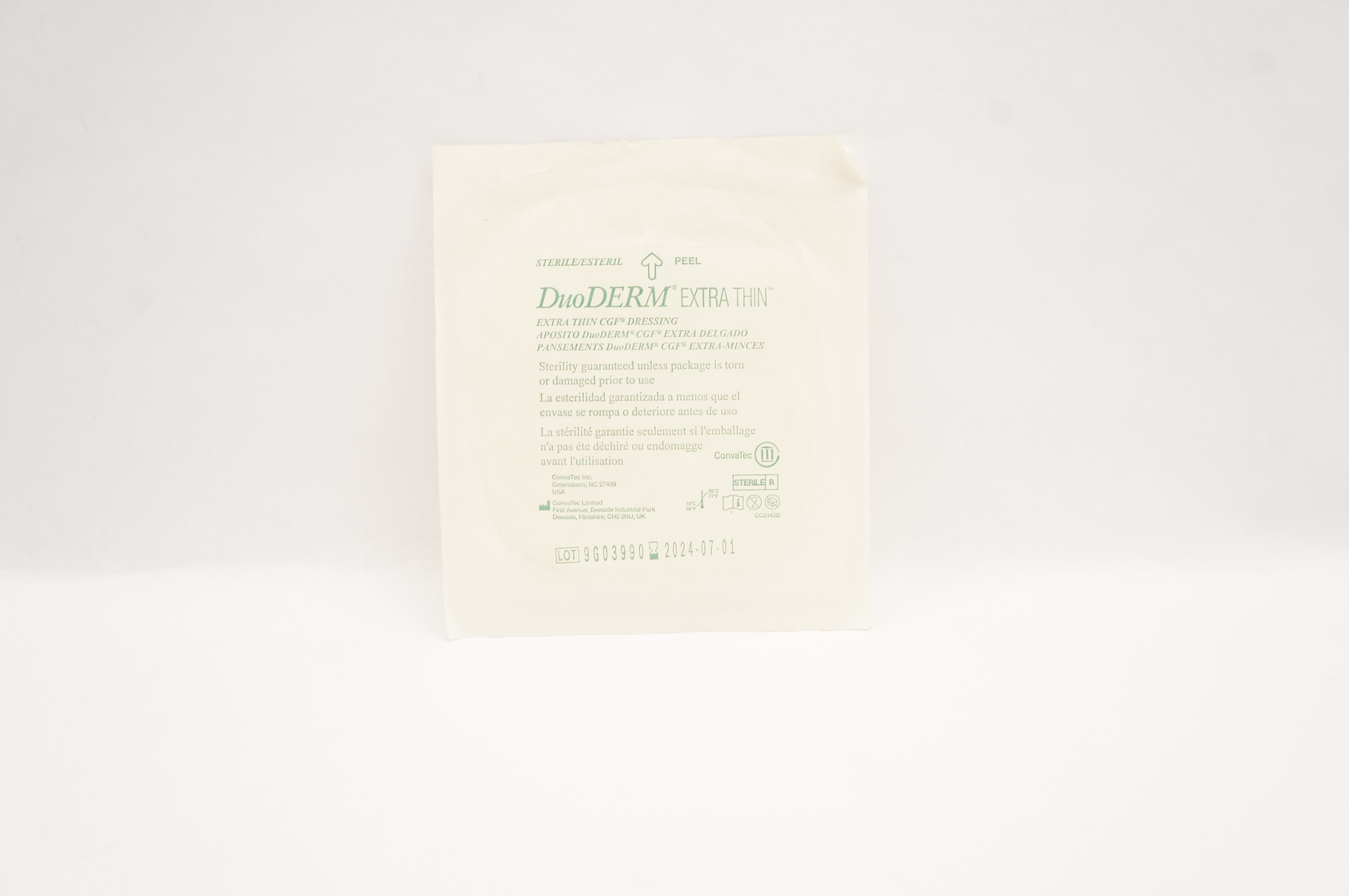ConvaTec CC2443D DuoDerm Extra Thin CGF Dressing
