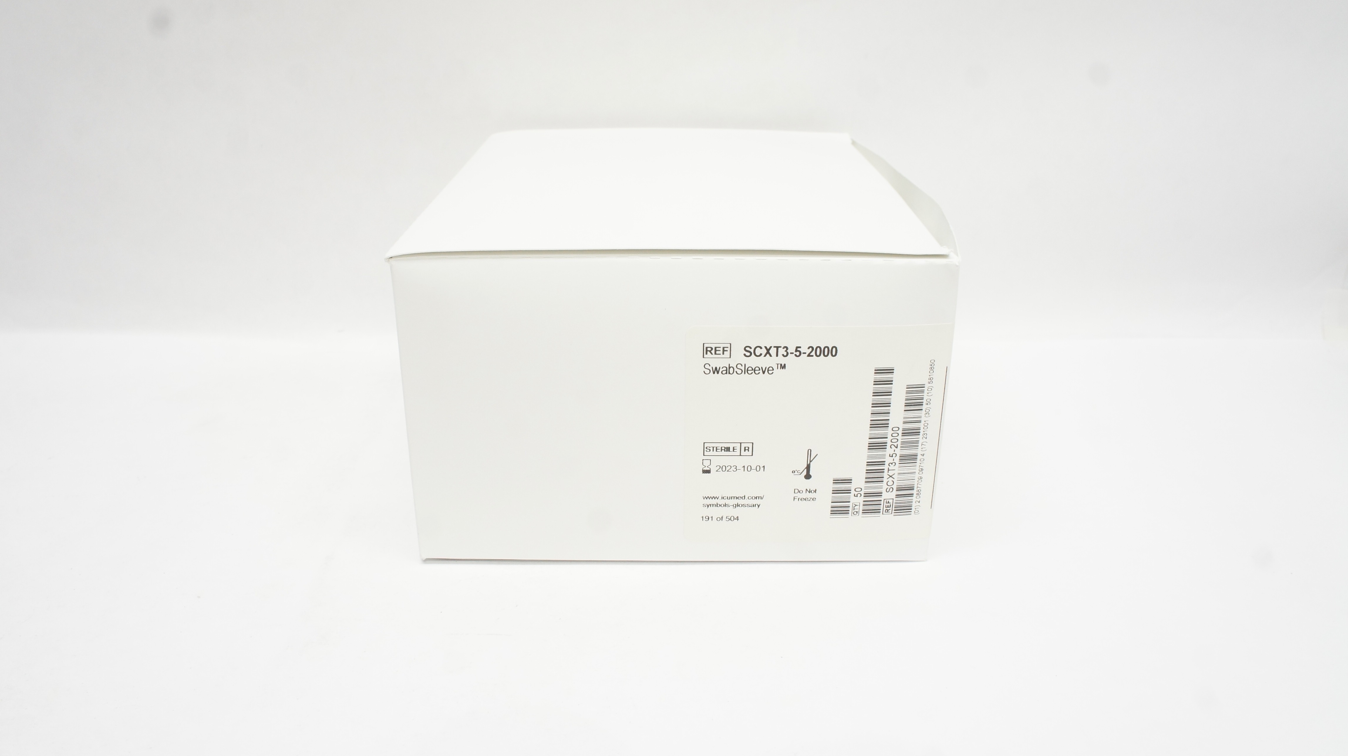 Icu Medical SCXT3-5-2000 SwabSleeve (x) - Box of 50